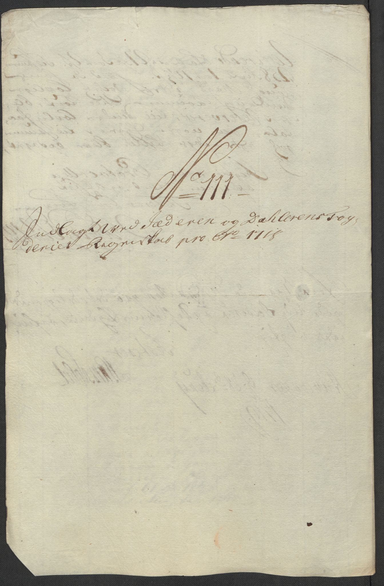 Rentekammeret inntil 1814, Reviderte regnskaper, Fogderegnskap, AV/RA-EA-4092/R46/L2743: Fogderegnskap Jæren og Dalane, 1718, p. 383