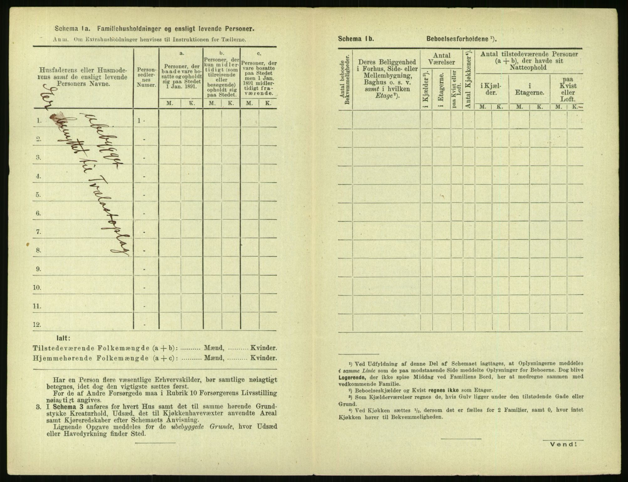 RA, 1891 census for 0301 Kristiania, 1891, p. 94381