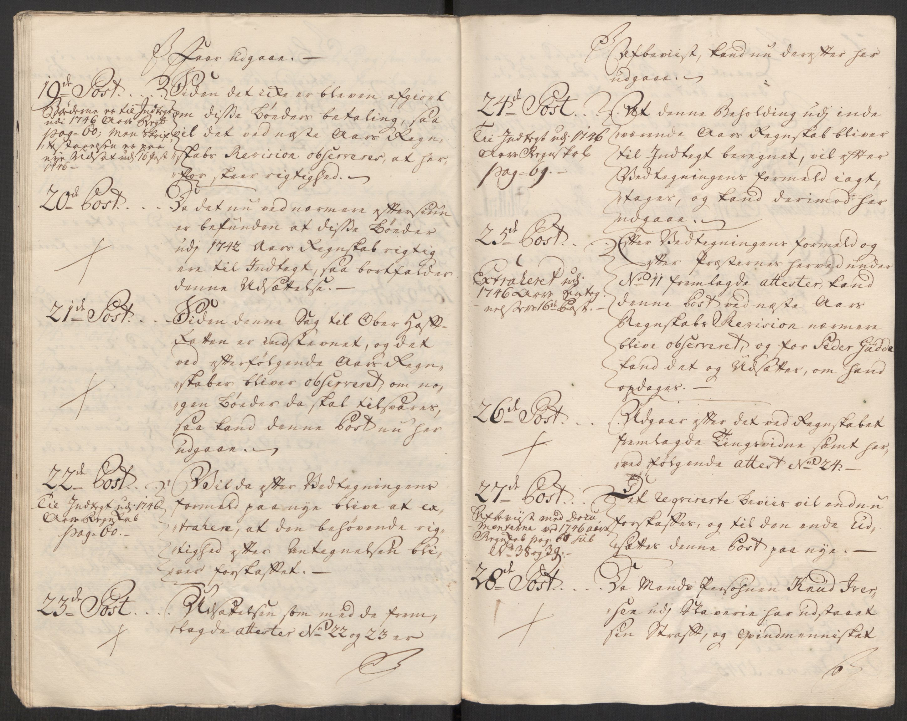 Rentekammeret inntil 1814, Reviderte regnskaper, Byregnskaper, AV/RA-EA-4066/R/Rs/L0541: [S22] Sikt og sakefall, 1743-1746, p. 286