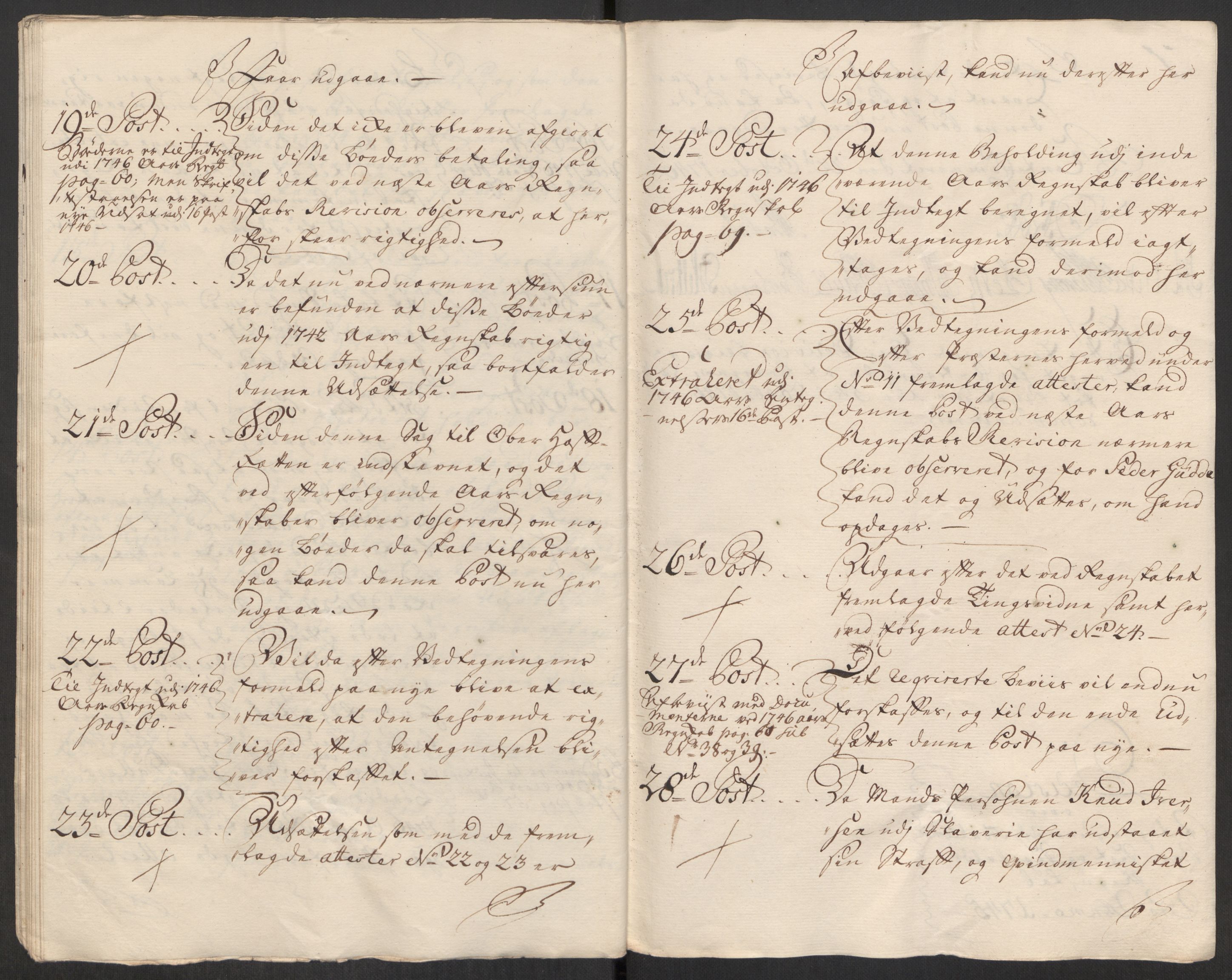 Rentekammeret inntil 1814, Reviderte regnskaper, Byregnskaper, RA/EA-4066/R/Rs/L0541: [S22] Sikt og sakefall, 1743-1746, p. 286