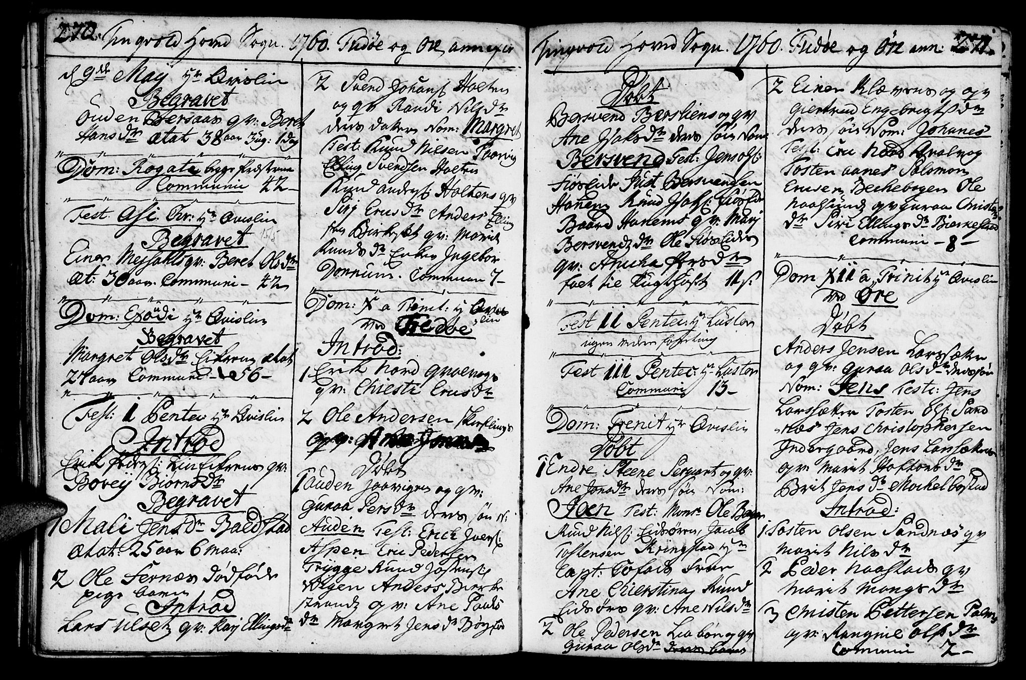 Ministerialprotokoller, klokkerbøker og fødselsregistre - Møre og Romsdal, SAT/A-1454/586/L0979: Parish register (official) no. 586A05, 1751-1776, p. 270-271