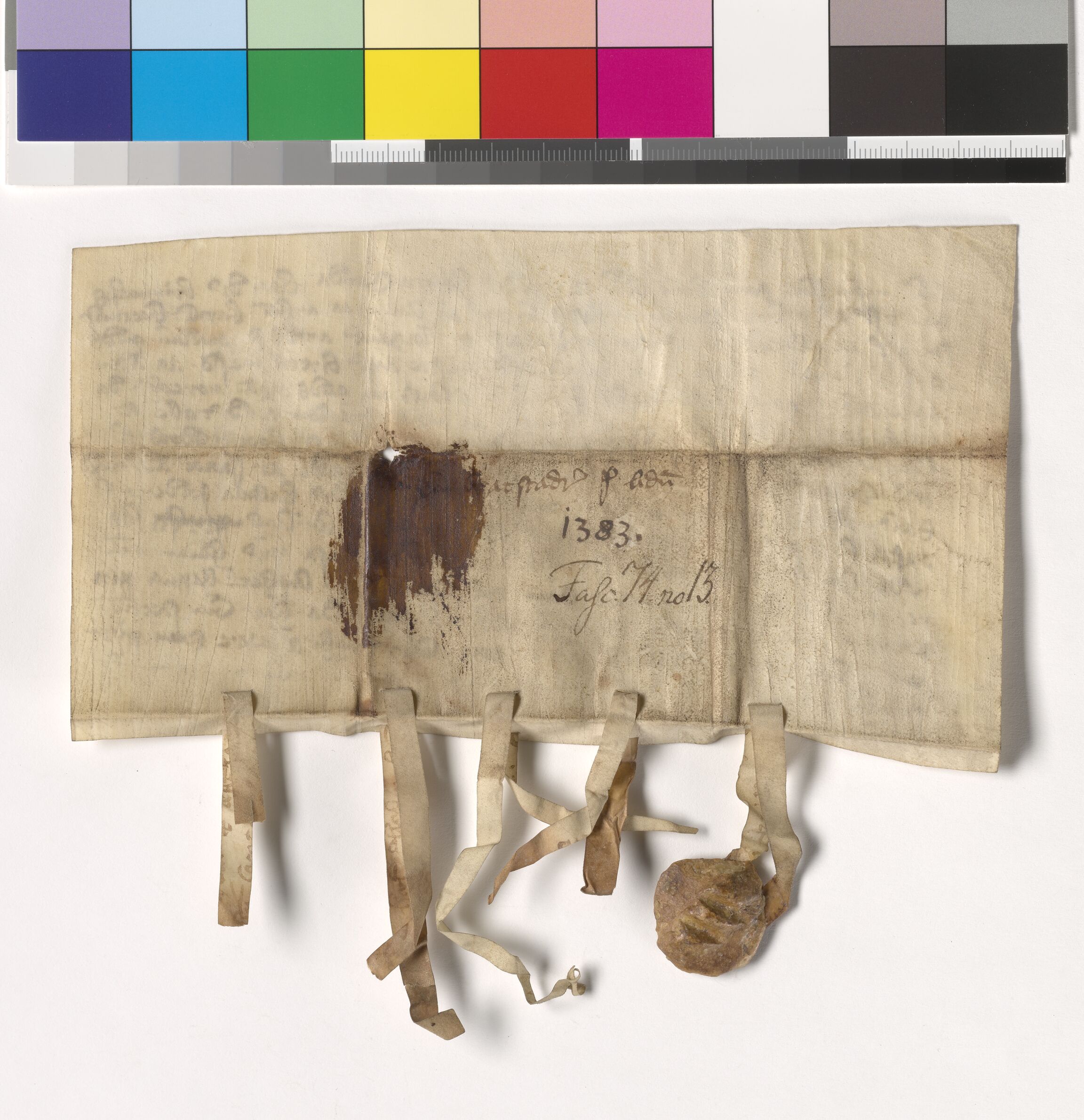 Riksarkivets diplomsamling, AV/RA-EA-5965/F05/L0181: NRA AM fasc. 74 nr. 9-13, 1383, p. 12