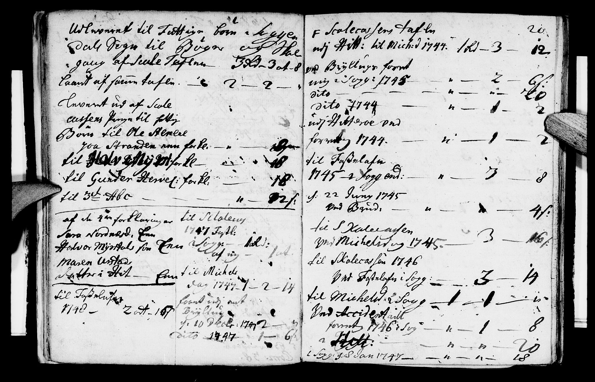 Sokndal sokneprestkontor, SAST/A-101808: Parish register (official) no. A 2, 1740-1743, p. 20