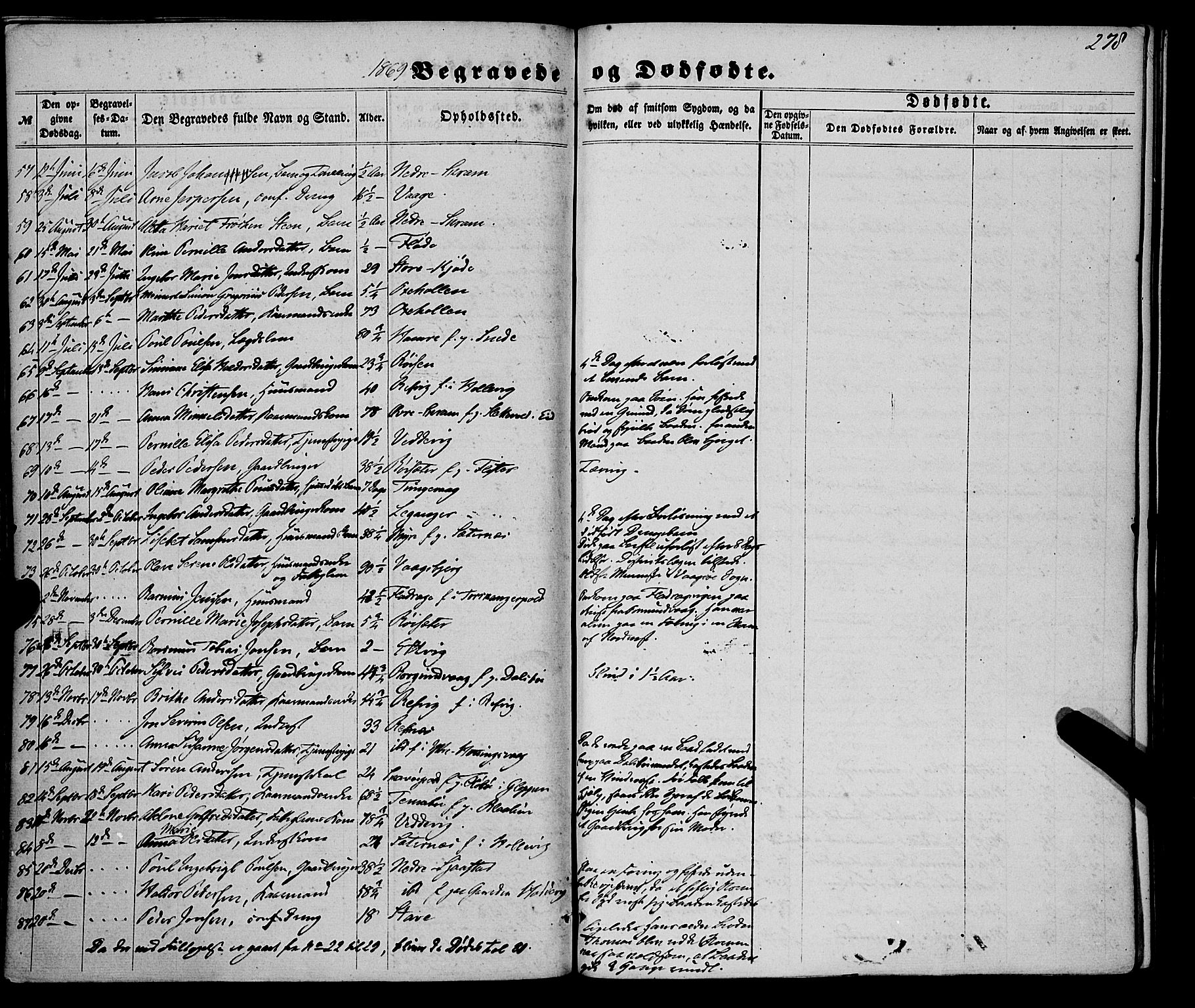 Selje sokneprestembete, AV/SAB-A-99938/H/Ha/Haa/Haaa: Parish register (official) no. A 11, 1858-1870, p. 278