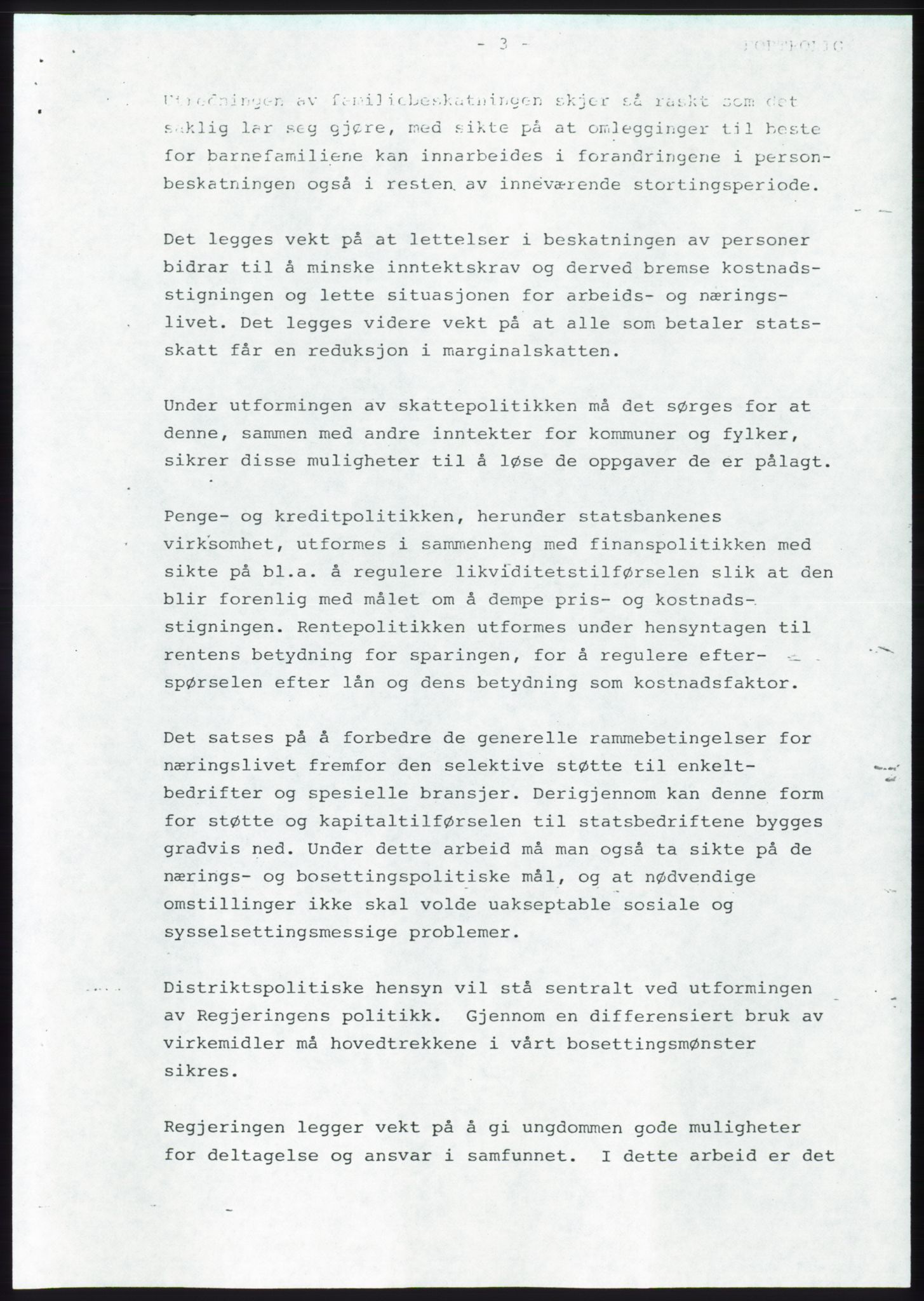 Forhandlingsmøtene 1983 mellom Høyre, KrF og Senterpartiet om dannelse av regjering, AV/RA-PA-0696/A/L0001: Forhandlingsprotokoll, 1983, p. 26