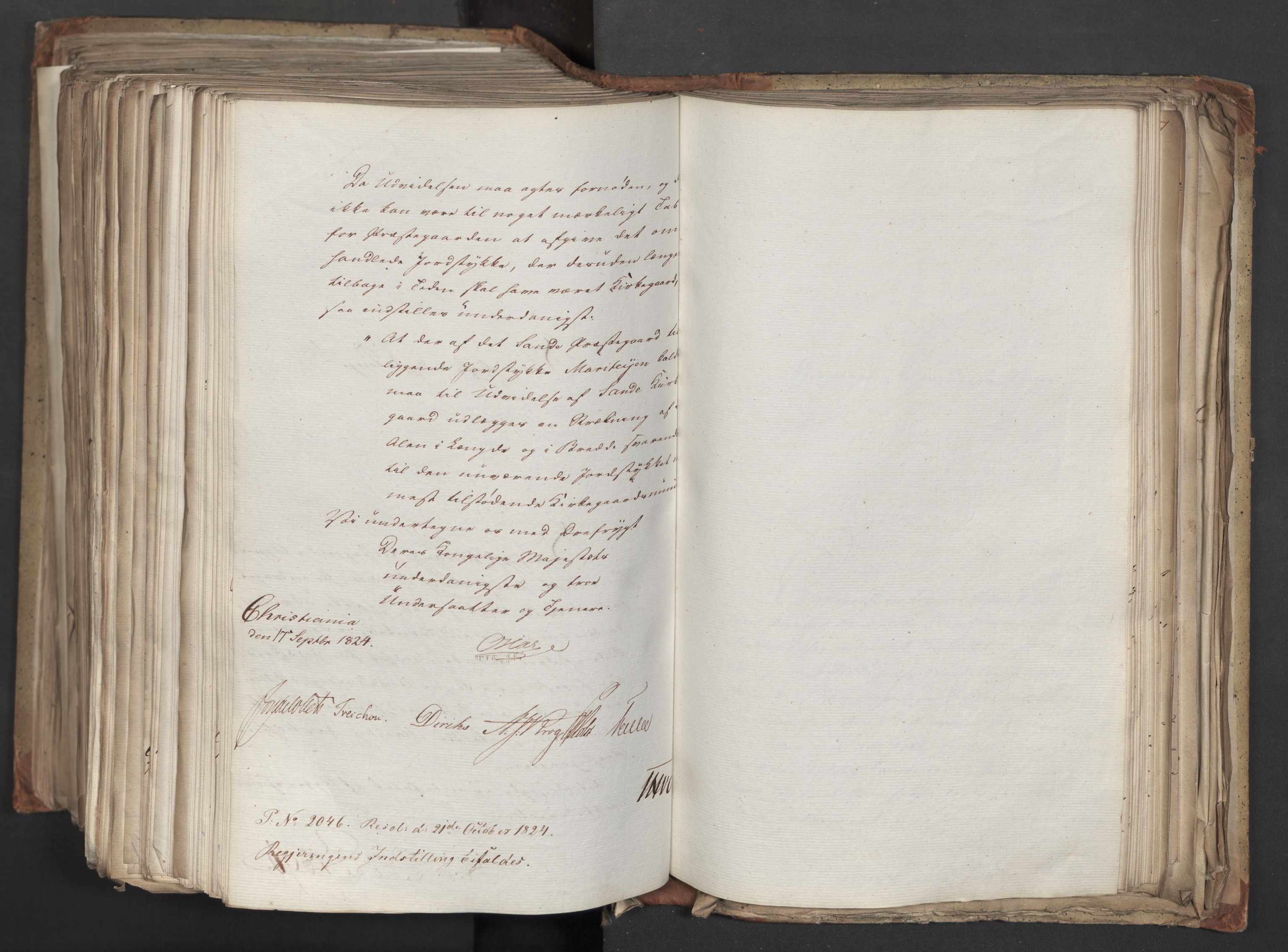 Statsrådsavdelingen i Stockholm, AV/RA-S-1003/D/Da/L0039: Regjeringsinnstillinger nr. 1661-1946, 1824, p. 621