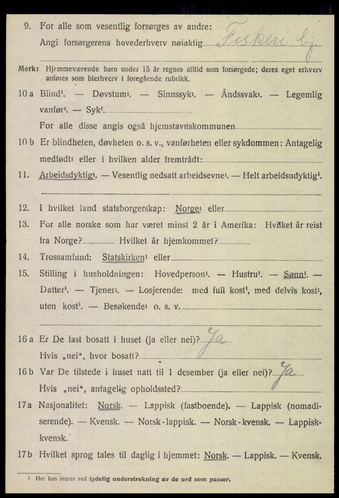 SAT, 1920 census for Nærøy, 1920, p. 3338