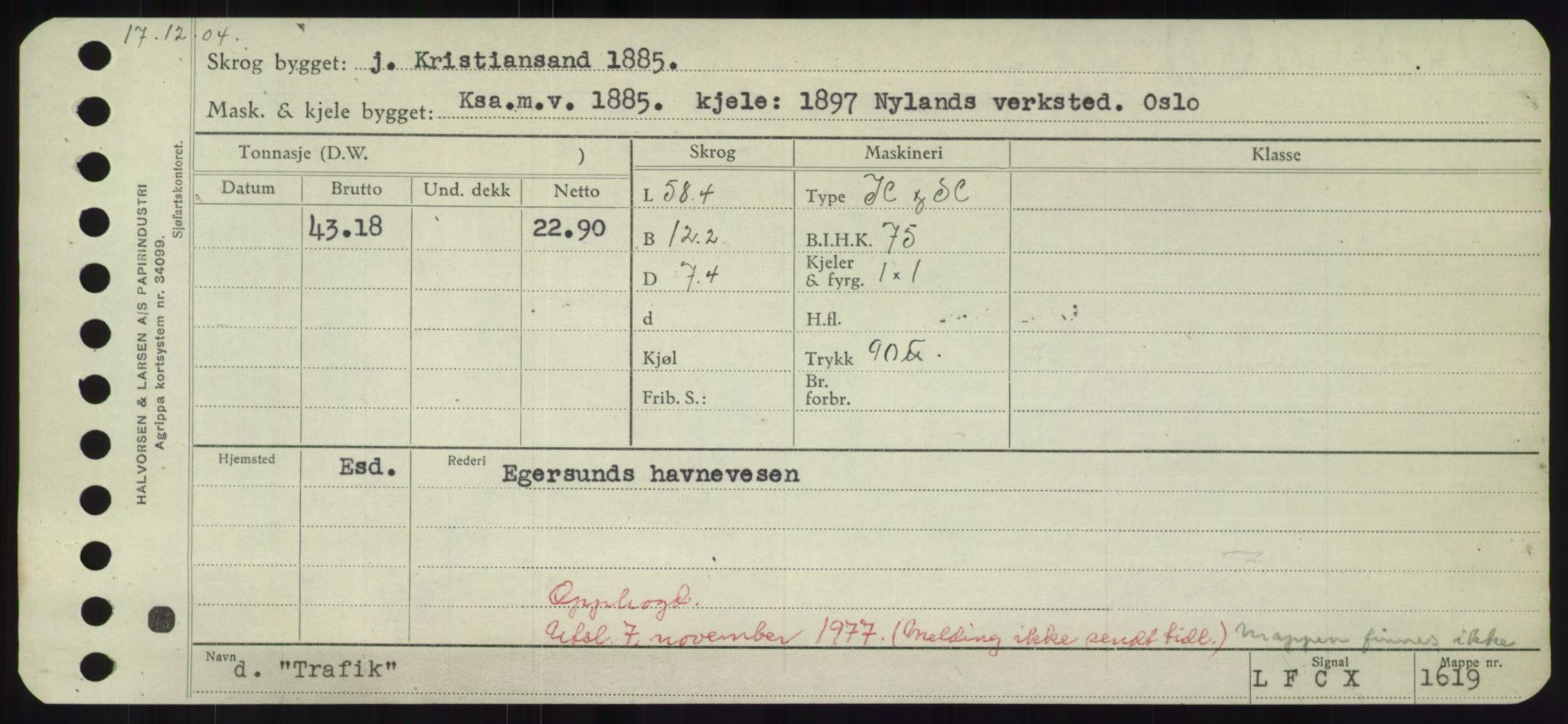 Sjøfartsdirektoratet med forløpere, Skipsmålingen, AV/RA-S-1627/H/Hd/L0039: Fartøy, Ti-Tø, p. 467