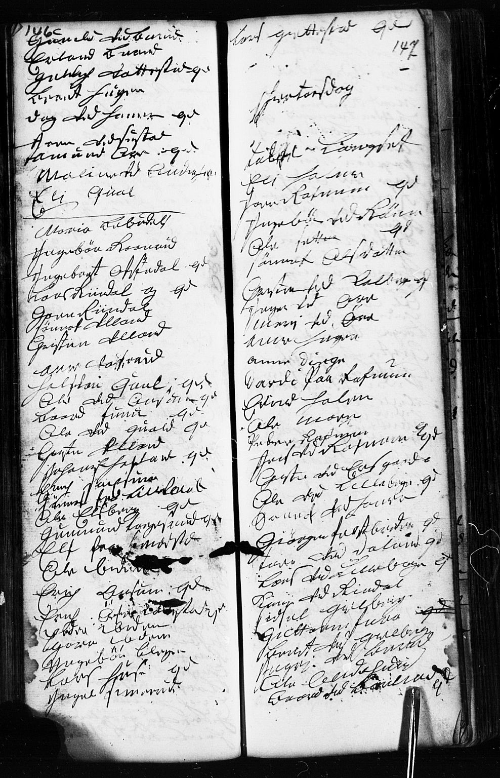 Fåberg prestekontor, SAH/PREST-086/H/Ha/Hab/L0002: Parish register (copy) no. 2, 1741-1756, p. 146-147