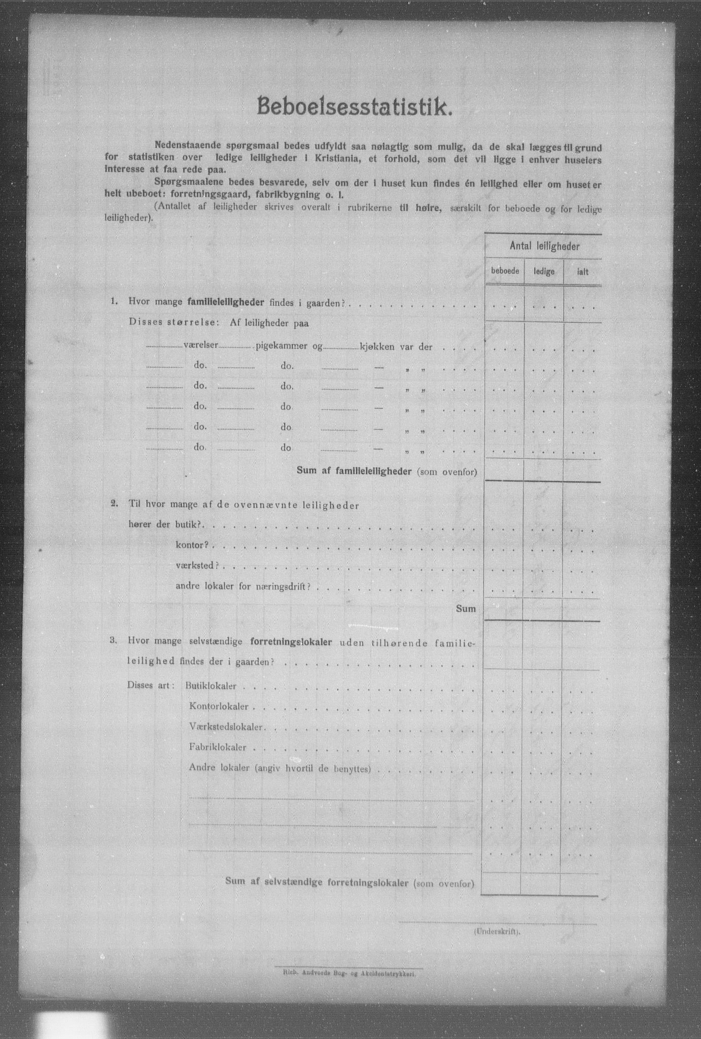 OBA, Municipal Census 1904 for Kristiania, 1904, p. 1028