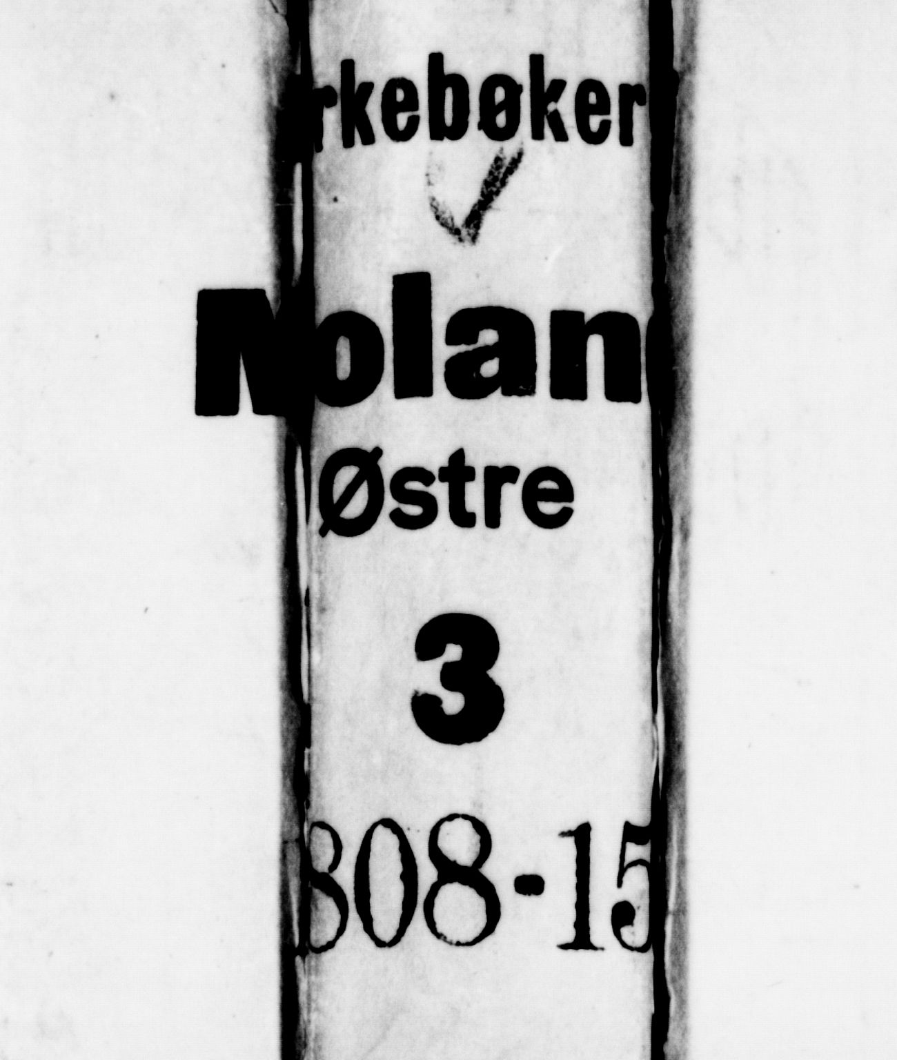 Austre Moland sokneprestkontor, SAK/1111-0001/F/Fa/Faa/L0003: Parish register (official) no. A 3, 1808-1815