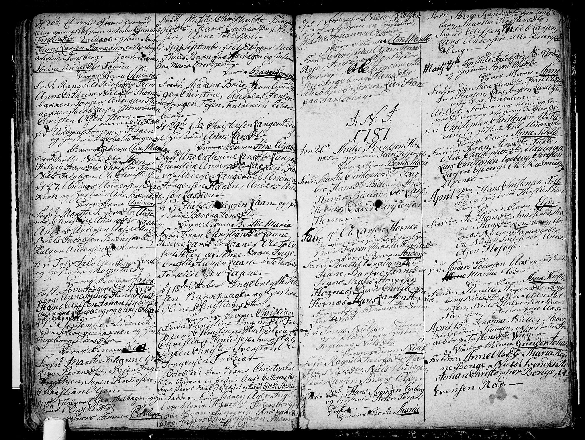 Sem kirkebøker, AV/SAKO-A-5/F/Fa/L0002: Parish register (official) no. I 2, 1764-1798, p. 54