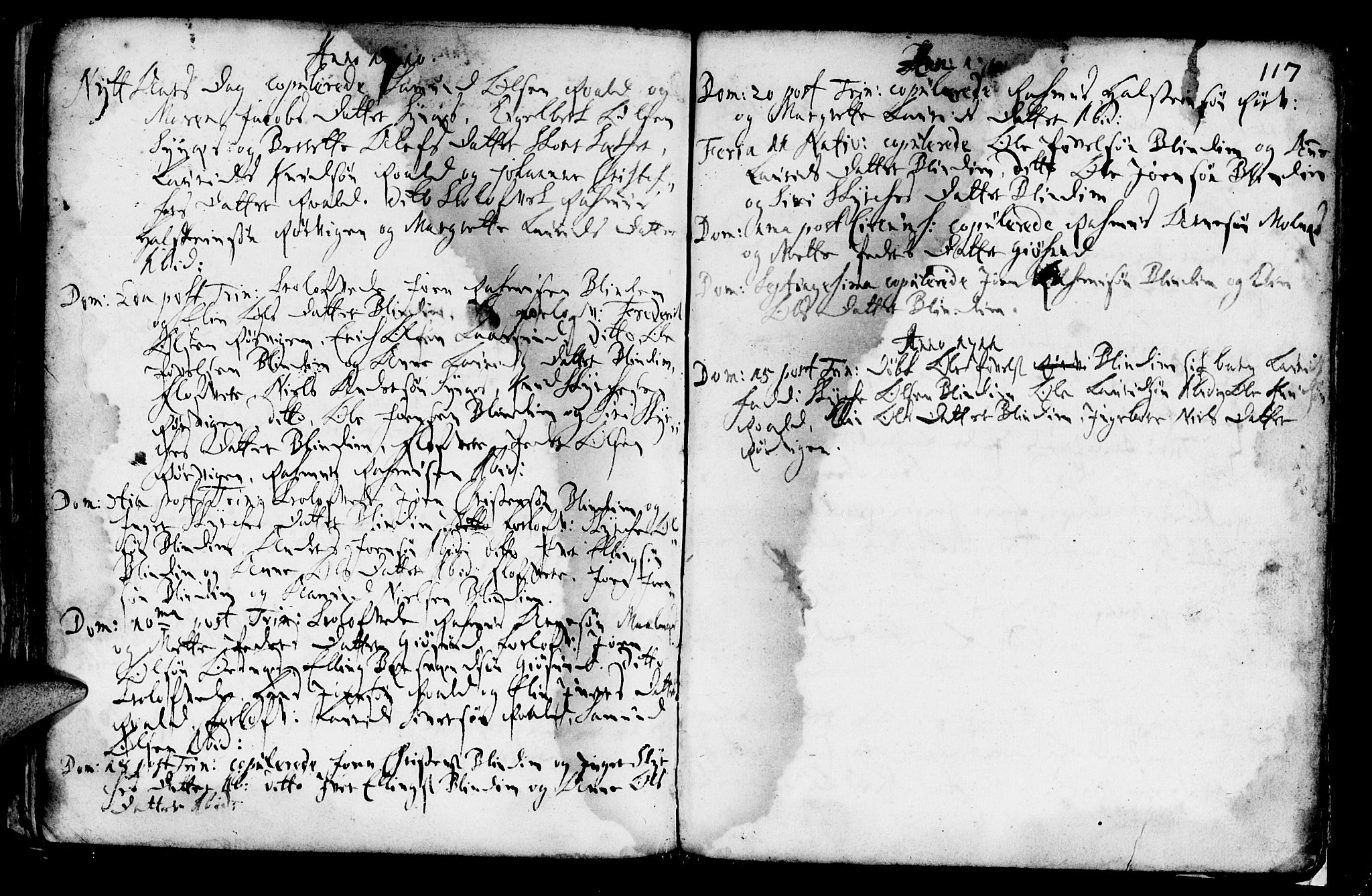Ministerialprotokoller, klokkerbøker og fødselsregistre - Møre og Romsdal, SAT/A-1454/536/L0492: Parish register (official) no. 536A01 /2, 1689-1738, p. 117