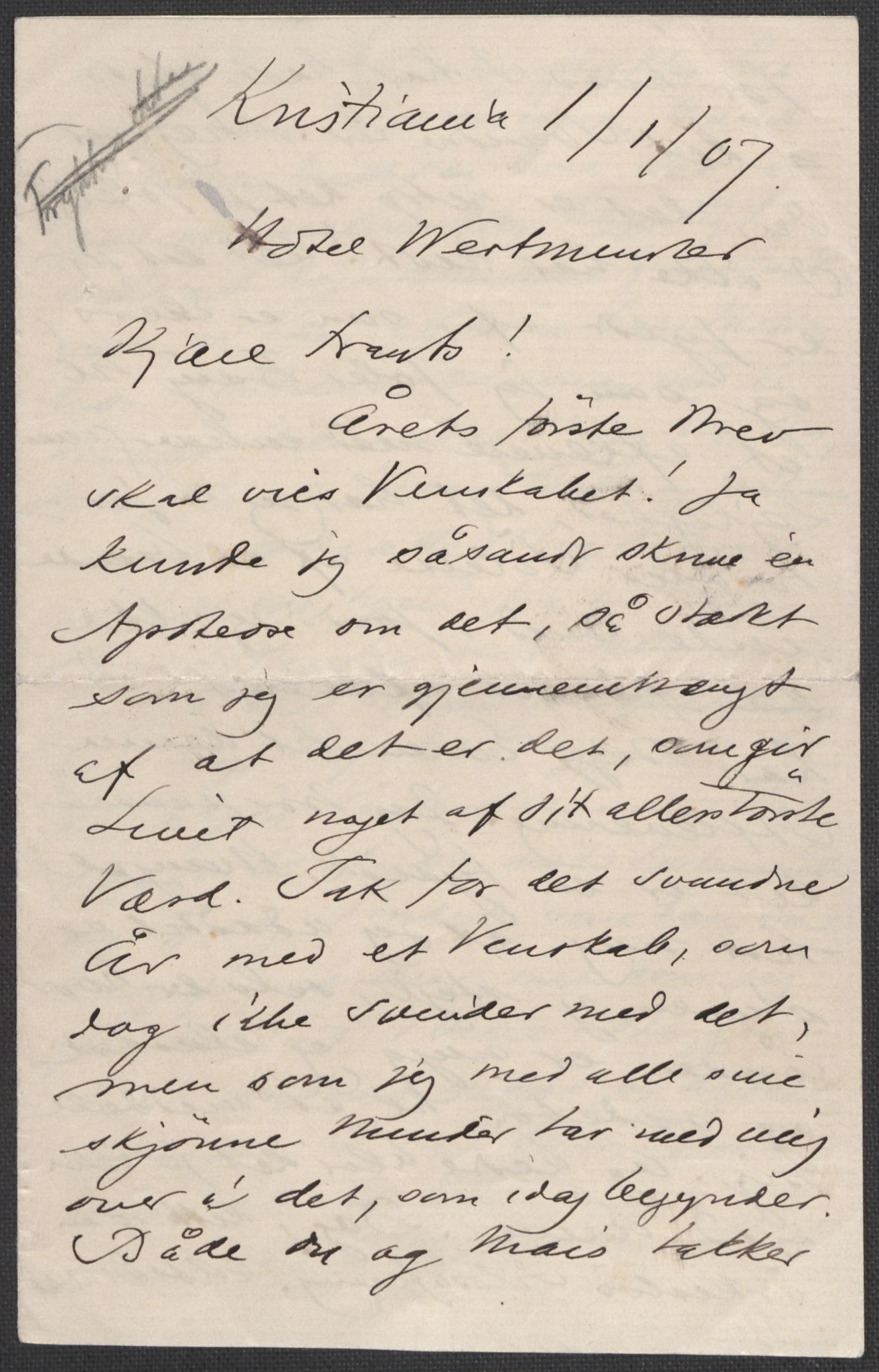 Beyer, Frants, AV/RA-PA-0132/F/L0001: Brev fra Edvard Grieg til Frantz Beyer og "En del optegnelser som kan tjene til kommentar til brevene" av Marie Beyer, 1872-1907, p. 870