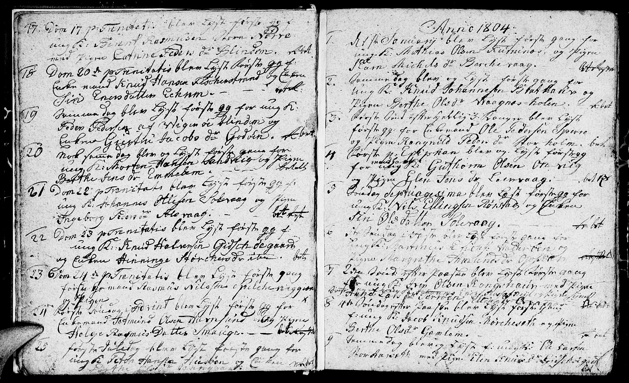 Ministerialprotokoller, klokkerbøker og fødselsregistre - Møre og Romsdal, AV/SAT-A-1454/528/L0422: Parish register (copy) no. 528C03, 1801-1825