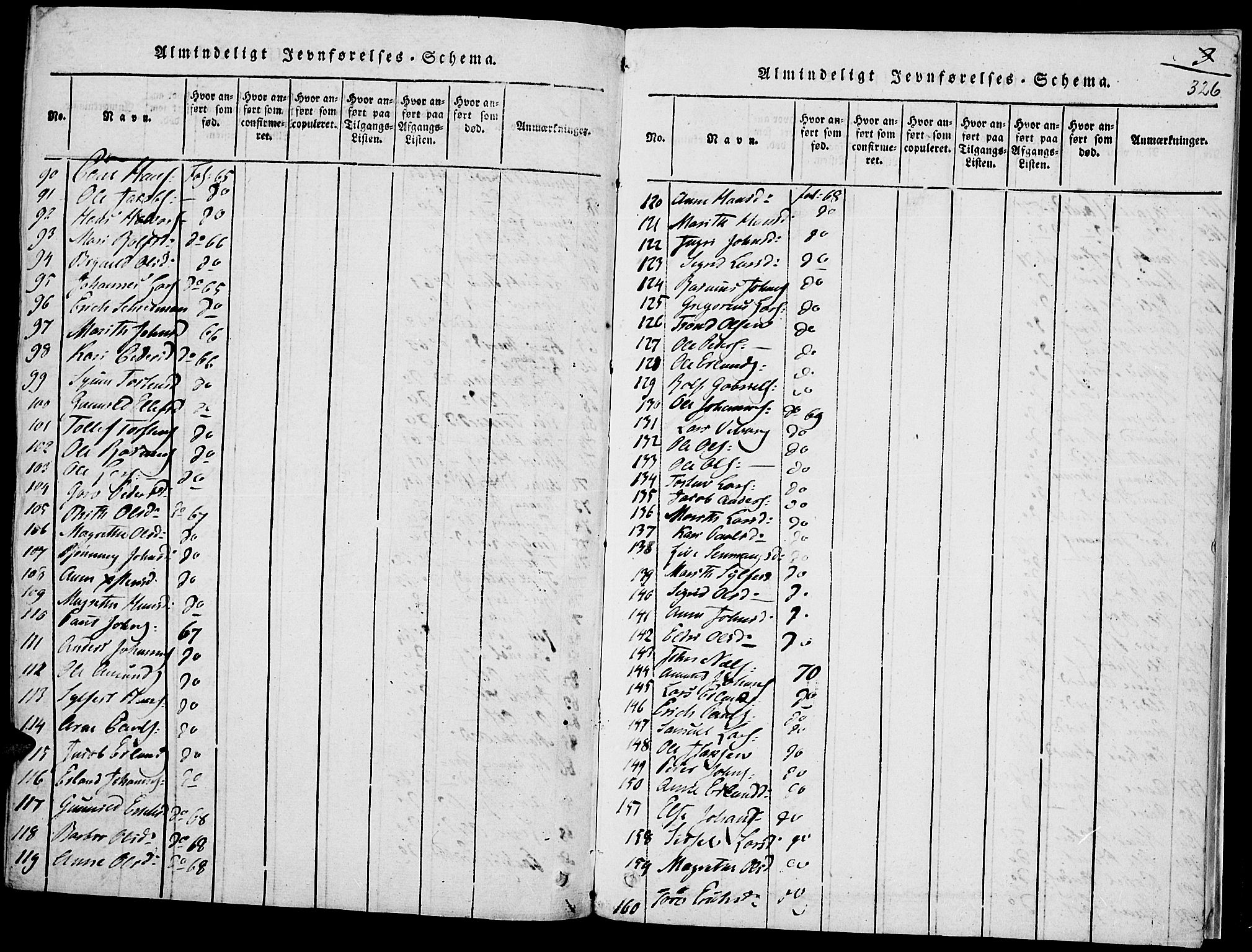 Lom prestekontor, AV/SAH-PREST-070/K/L0004: Parish register (official) no. 4, 1815-1825, p. 326