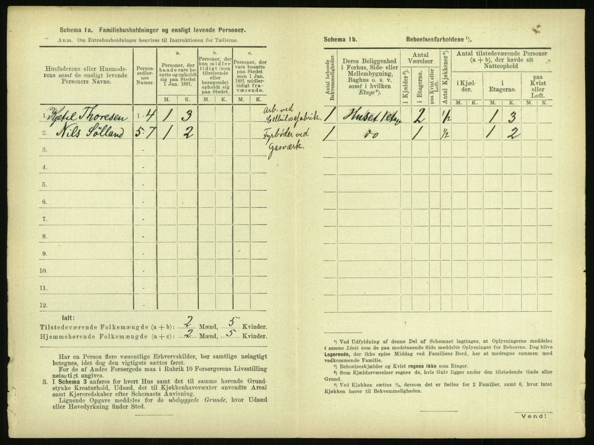 RA, 1891 census for 0806 Skien, 1891, p. 603