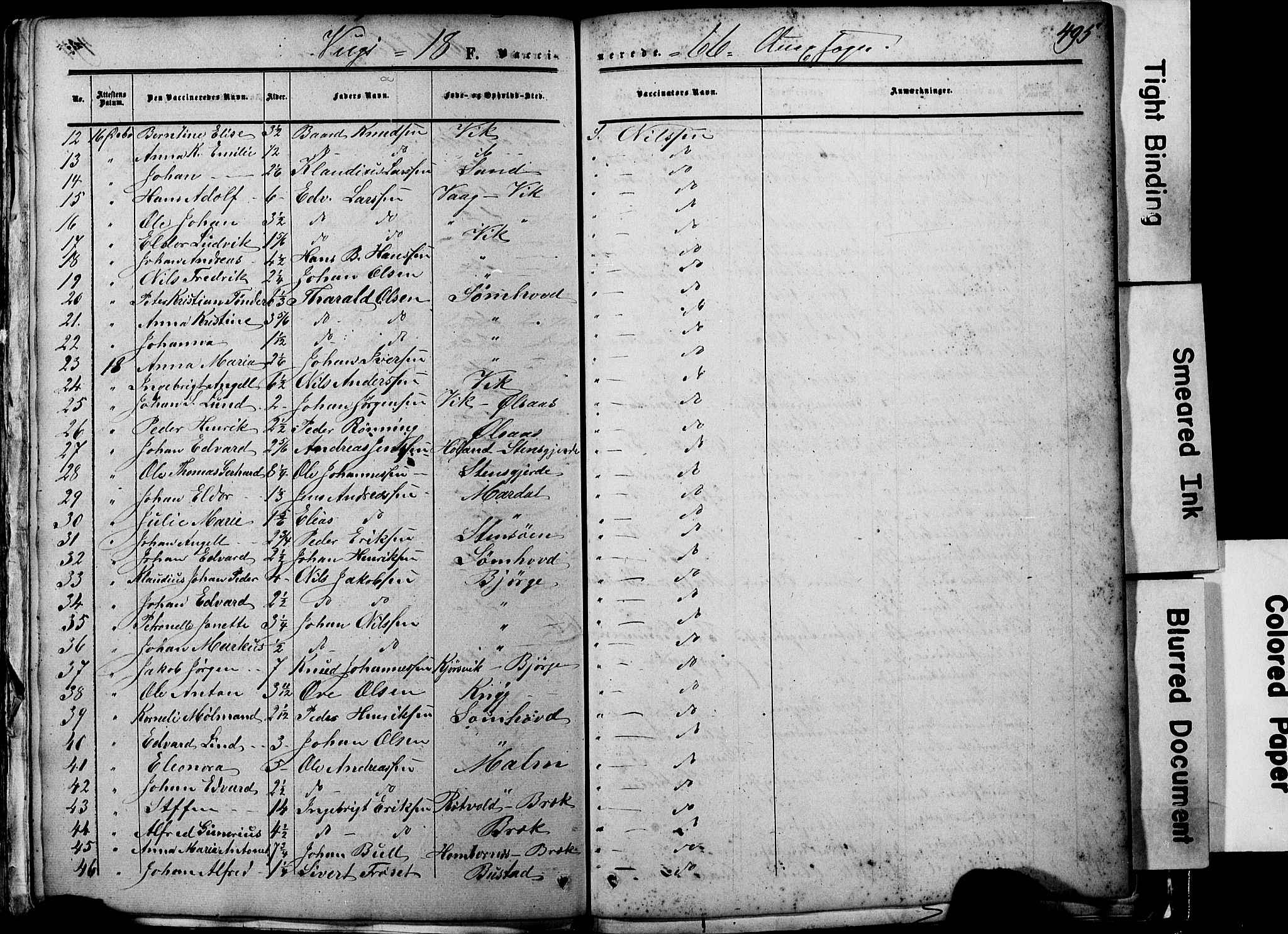 Ministerialprotokoller, klokkerbøker og fødselsregistre - Nordland, AV/SAT-A-1459/812/L0176: Parish register (official) no. 812A05, 1834-1874, p. 495