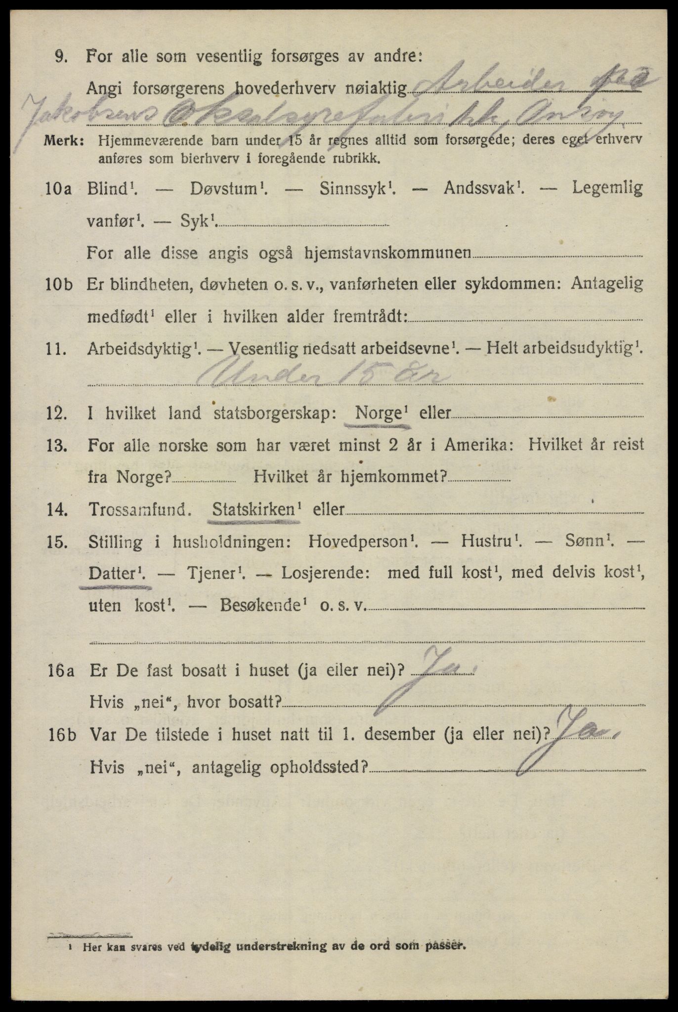 SAO, 1920 census for Glemmen, 1920, p. 22760