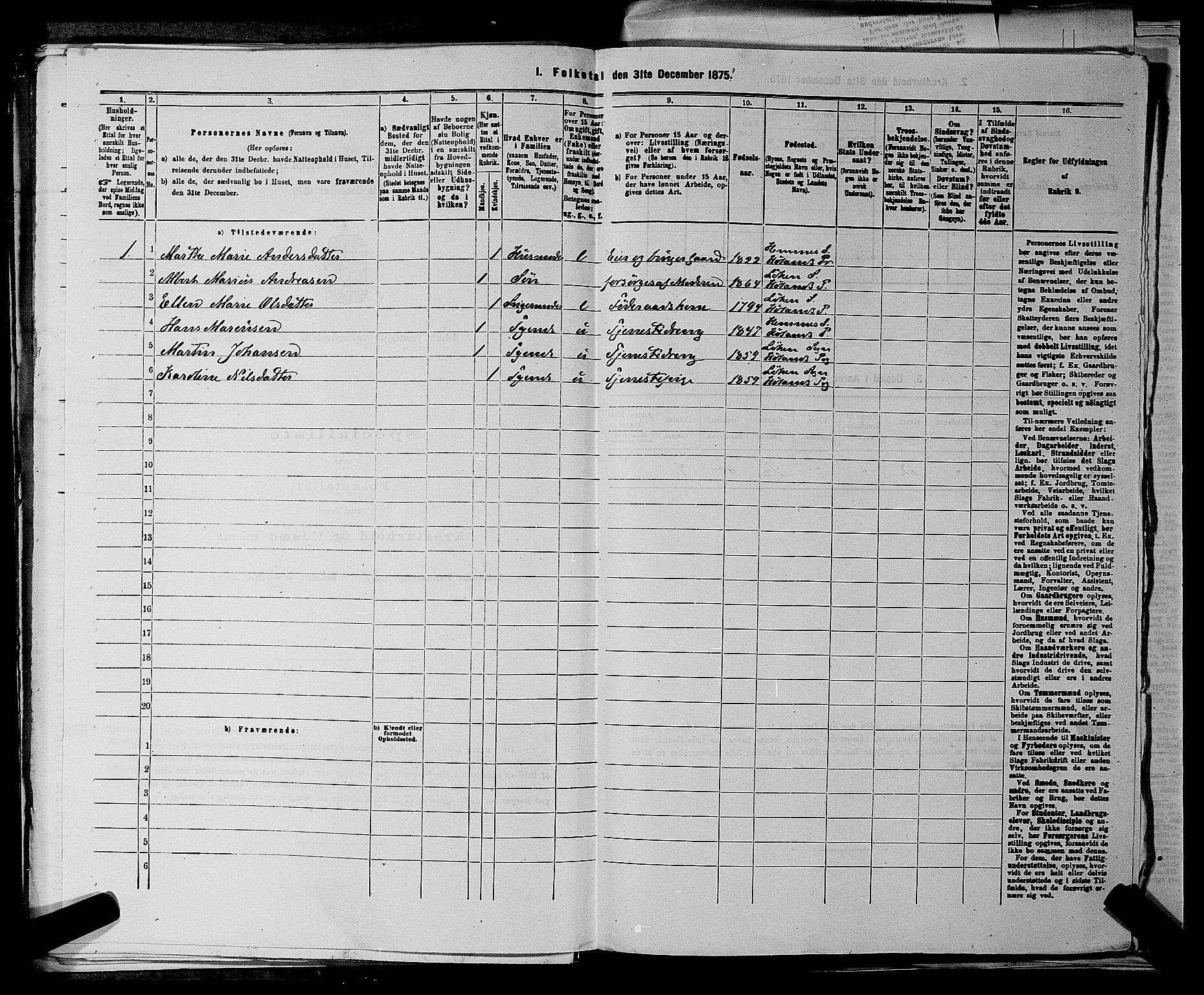 RA, 1875 census for 0221P Høland, 1875, p. 775