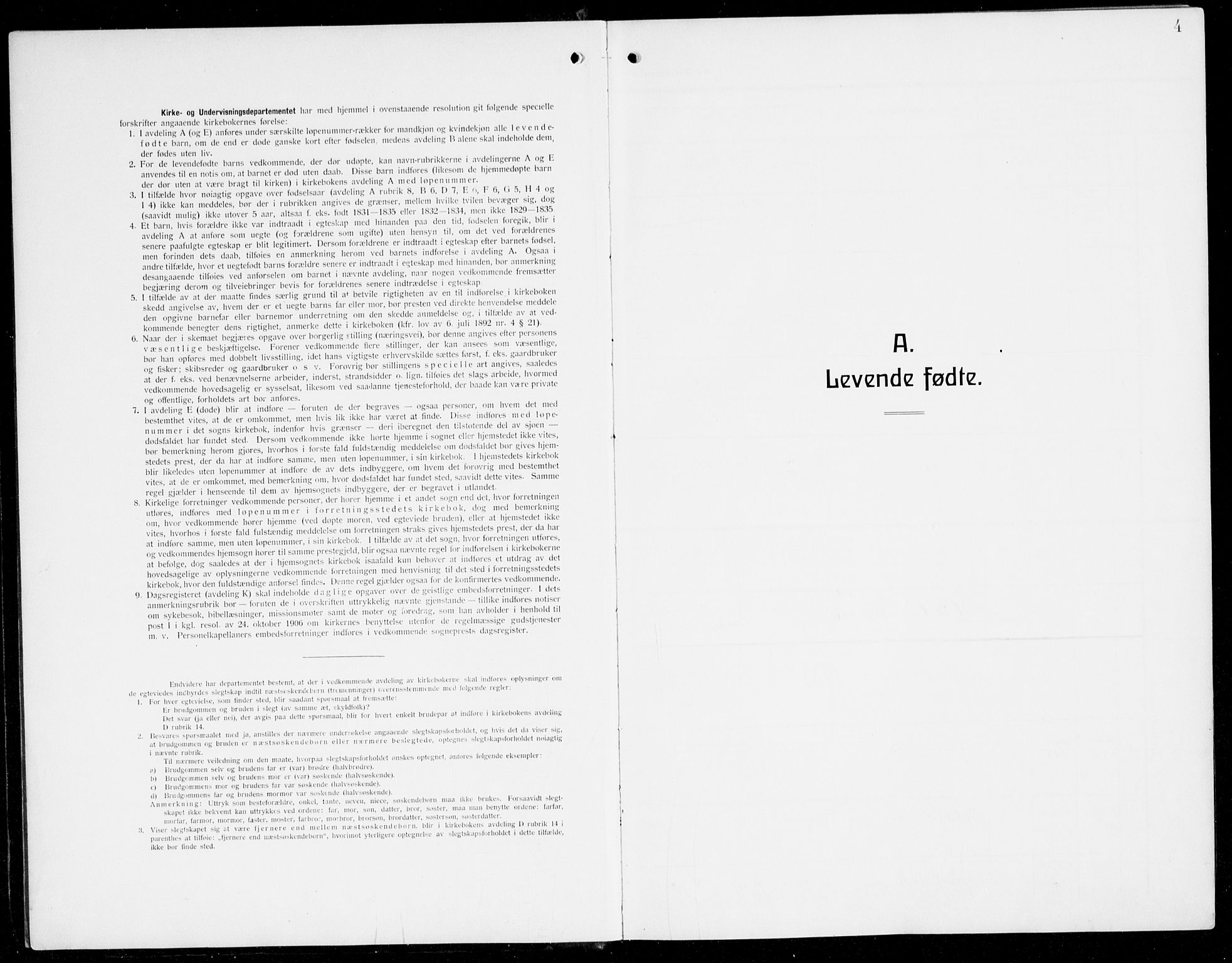 Sogndal sokneprestembete, SAB/A-81301/H/Hab/Habc/L0003: Parish register (copy) no. C 3, 1911-1942, p. 4