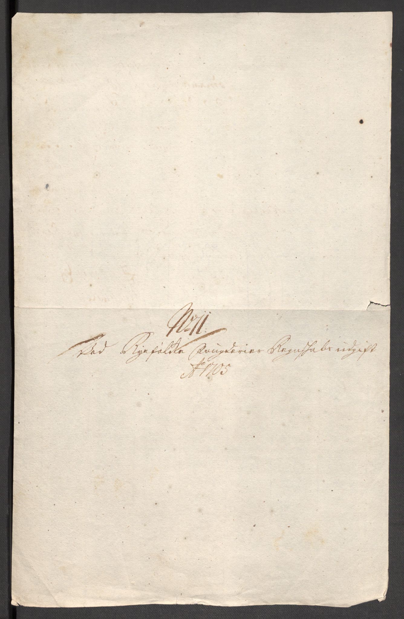 Rentekammeret inntil 1814, Reviderte regnskaper, Fogderegnskap, RA/EA-4092/R47/L2860: Fogderegnskap Ryfylke, 1703-1705, p. 526