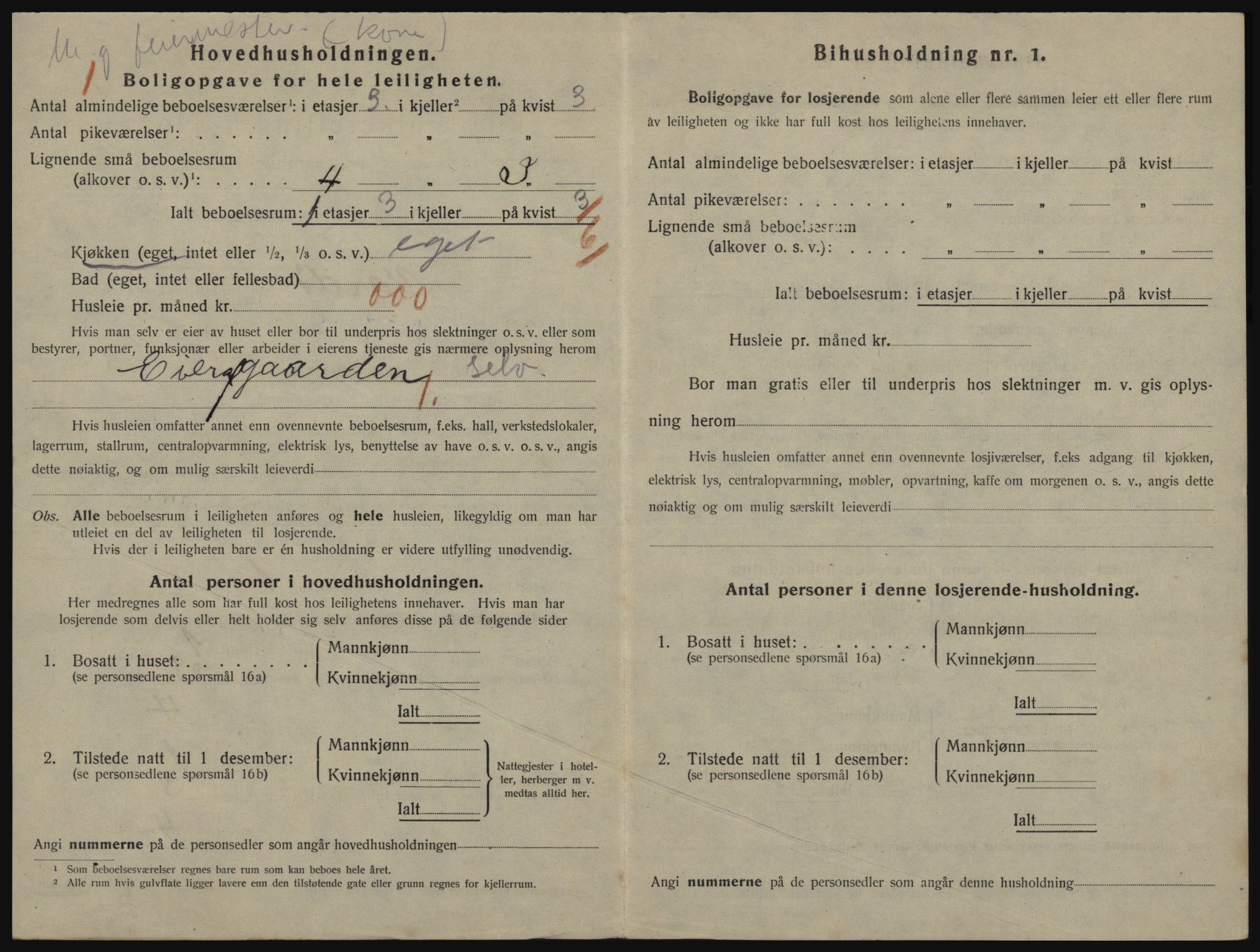 SATØ, 1920 census for Vardø, 1920, p. 1250