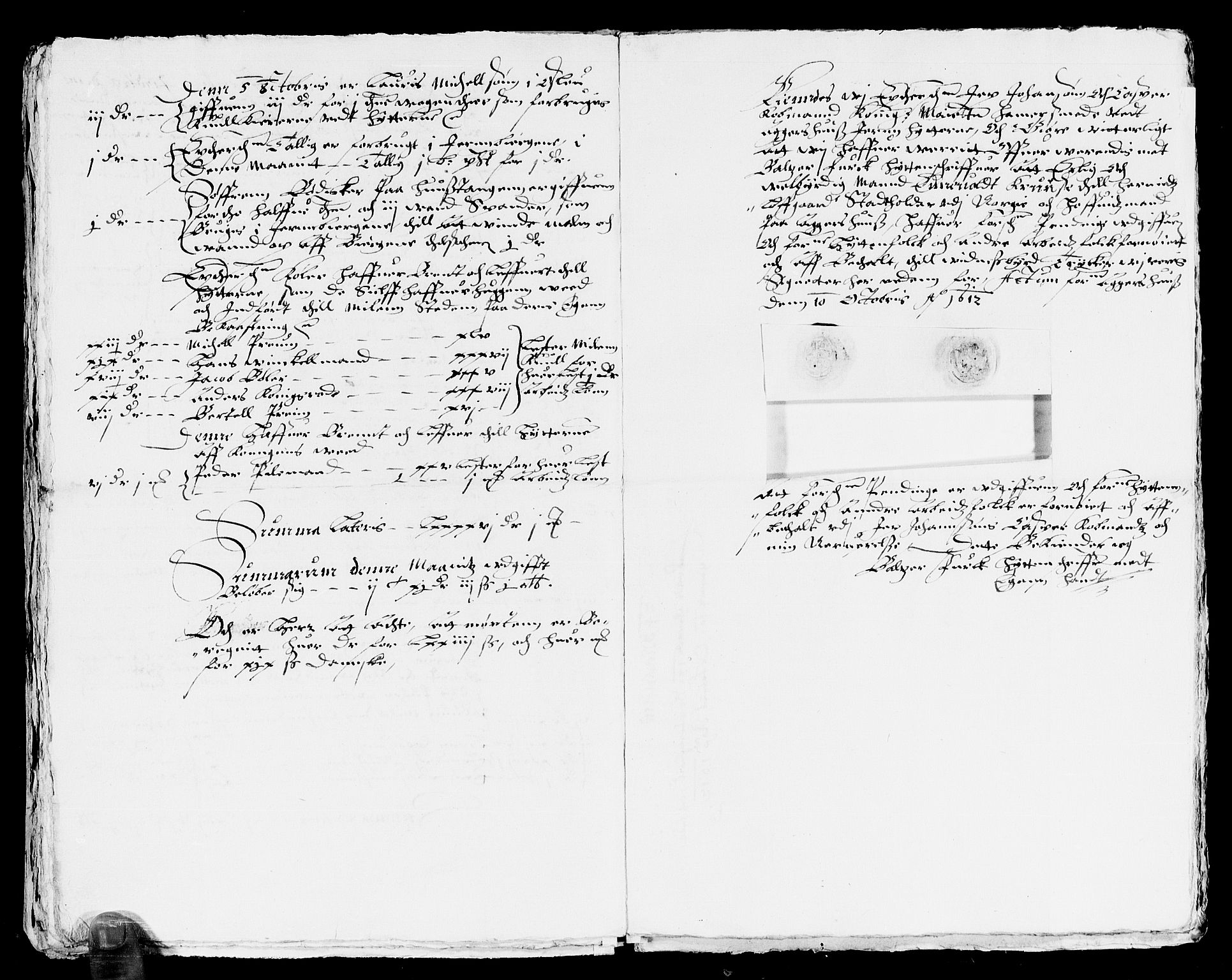 Rentekammeret inntil 1814, Reviderte regnskaper, Lensregnskaper, RA/EA-5023/R/Rb/Rba/L0028: Akershus len, 1610-1612