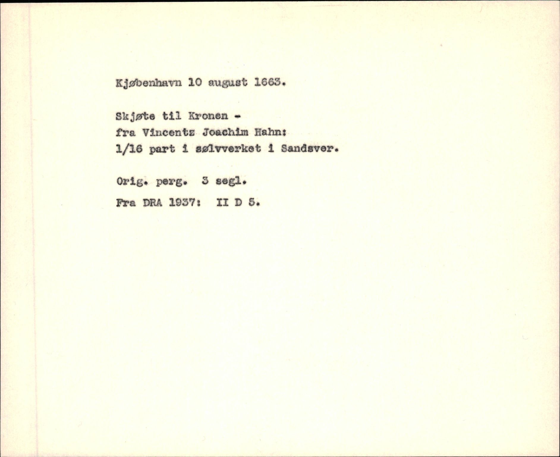 Riksarkivets diplomsamling, AV/RA-EA-5965/F35/F35f/L0002: Regestsedler: Diplomer fra DRA 1937 og 1996, p. 183