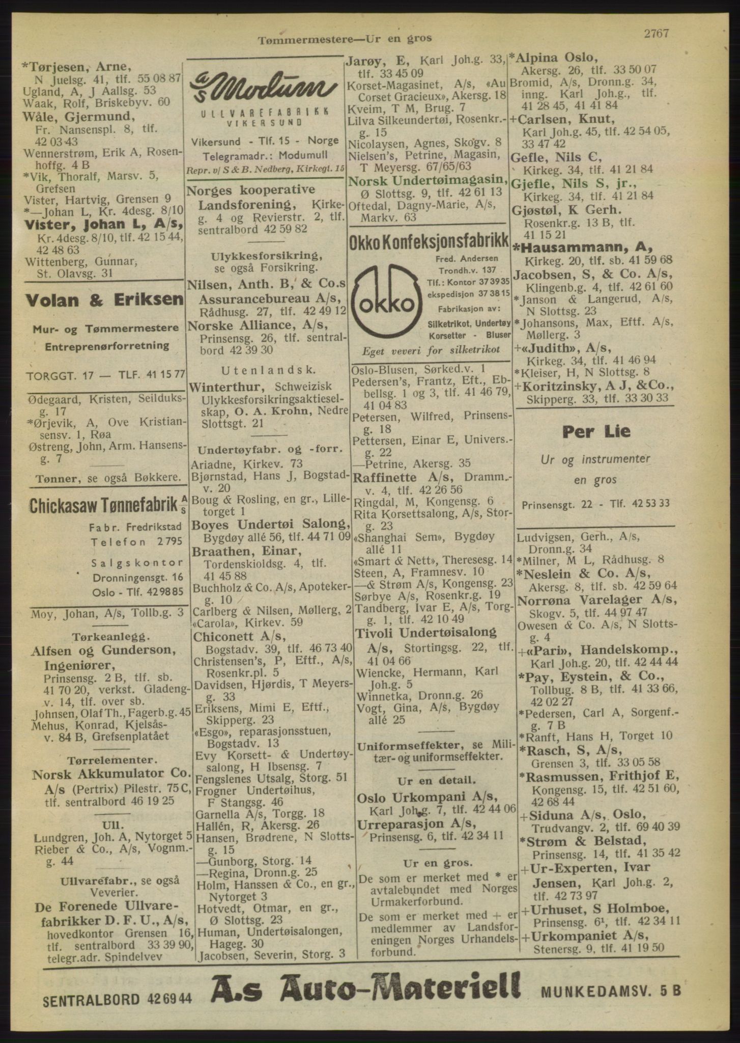 Kristiania/Oslo adressebok, PUBL/-, 1949, p. 2767