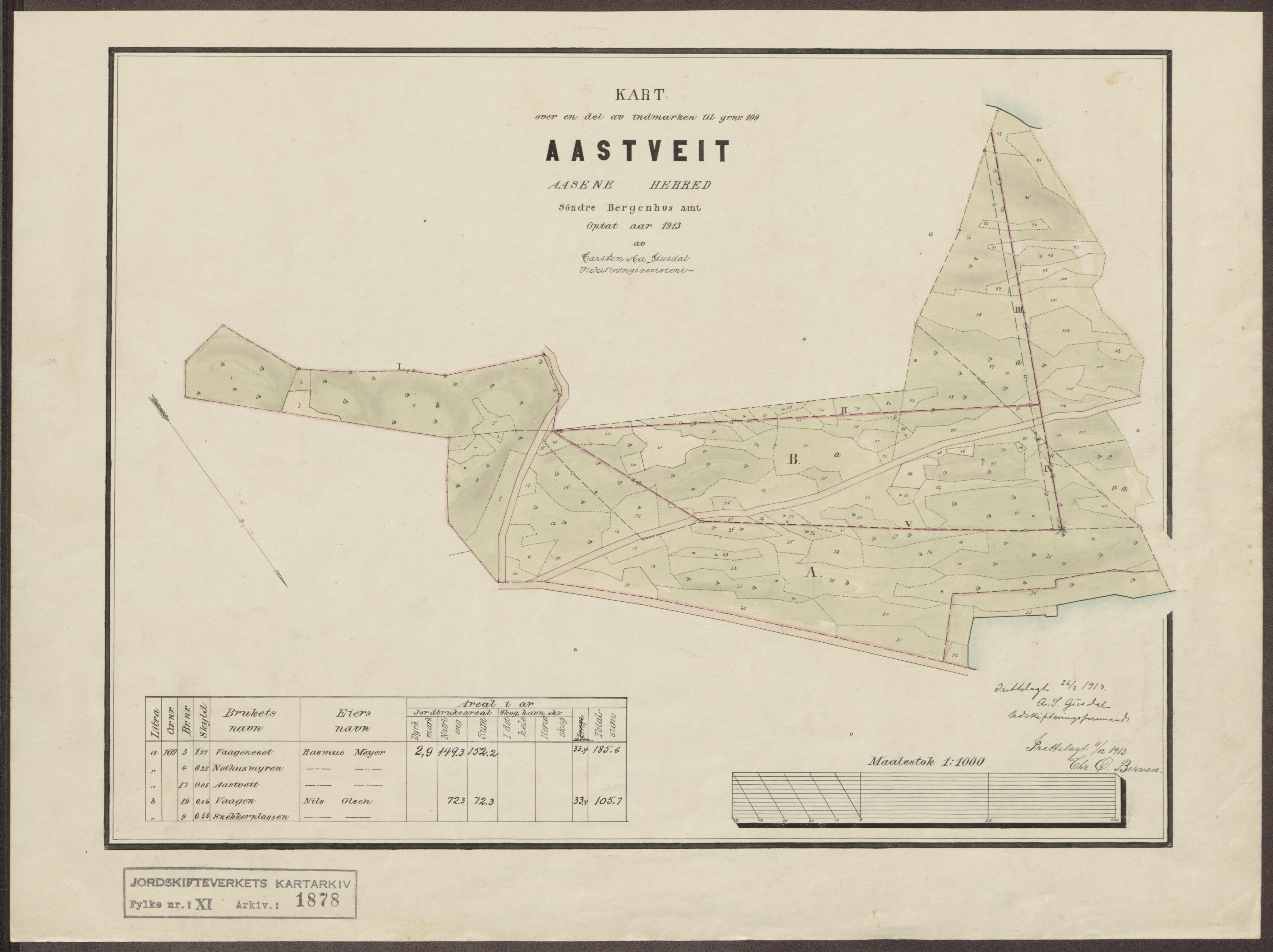 Jordskifteverkets kartarkiv, RA/S-3929/T, 1859-1988, p. 2051