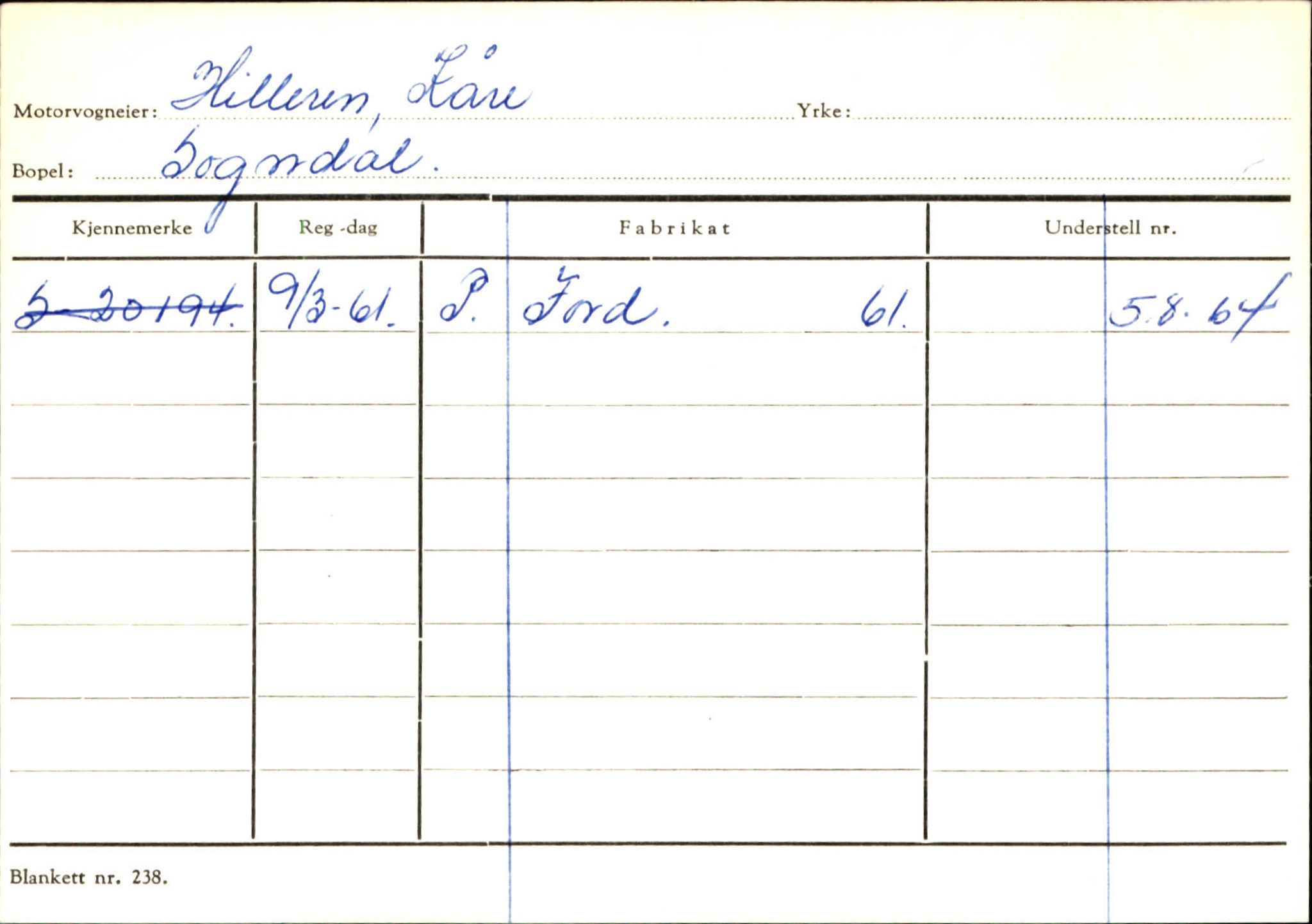 Statens vegvesen, Sogn og Fjordane vegkontor, AV/SAB-A-5301/4/F/L0124: Eigarregister Sogndal A-U, 1945-1975, p. 918