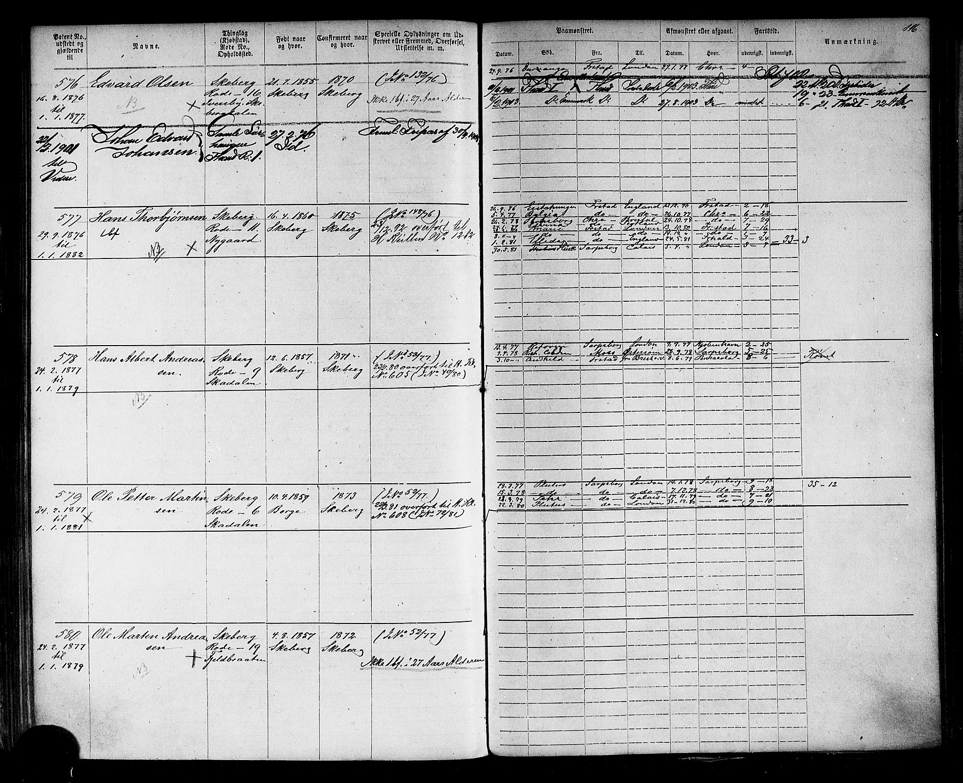 Halden mønstringskontor, AV/SAO-A-10569a/F/Fc/Fca/L0002: Annotasjonsrulle, 1868-1875, p. 133