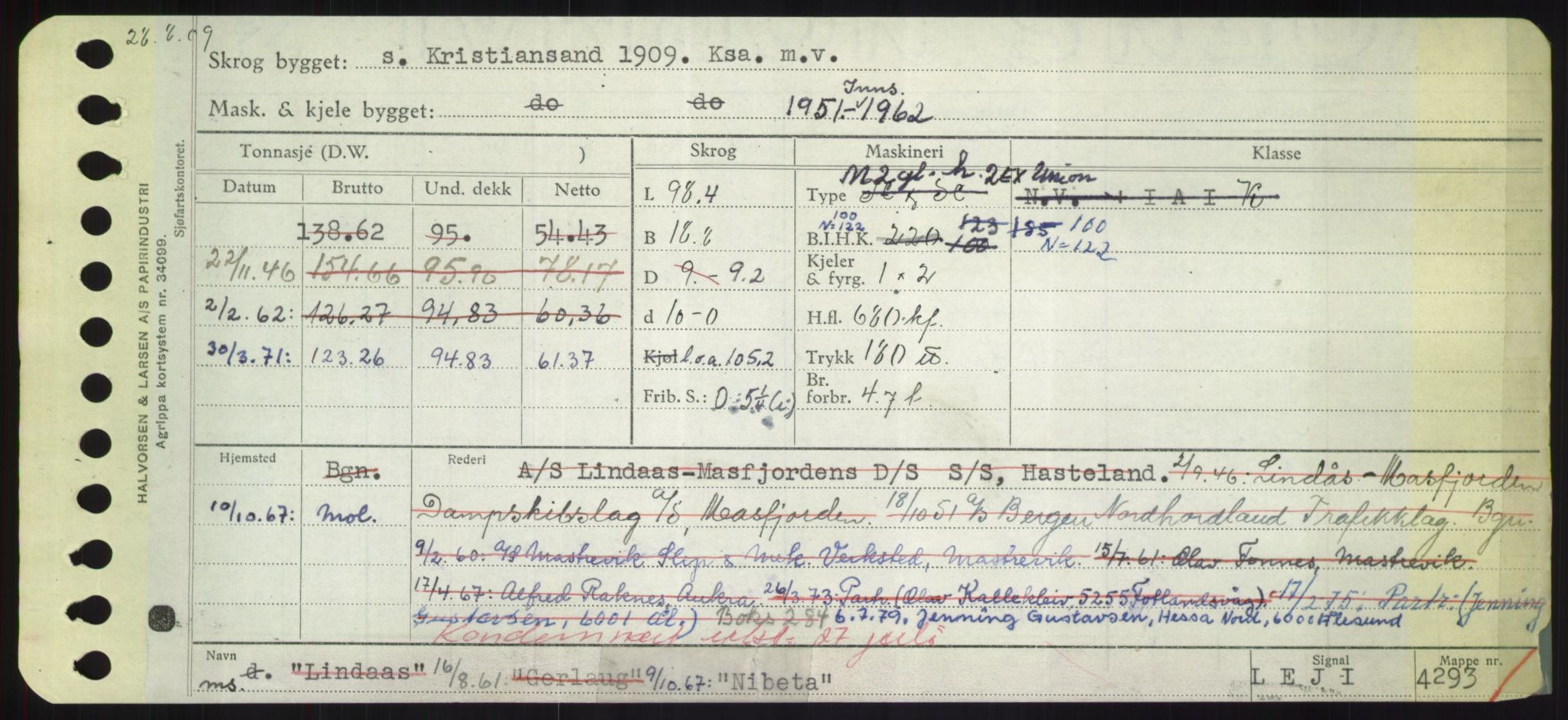 Sjøfartsdirektoratet med forløpere, Skipsmålingen, AV/RA-S-1627/H/Hd/L0026: Fartøy, N-Norhol, p. 171