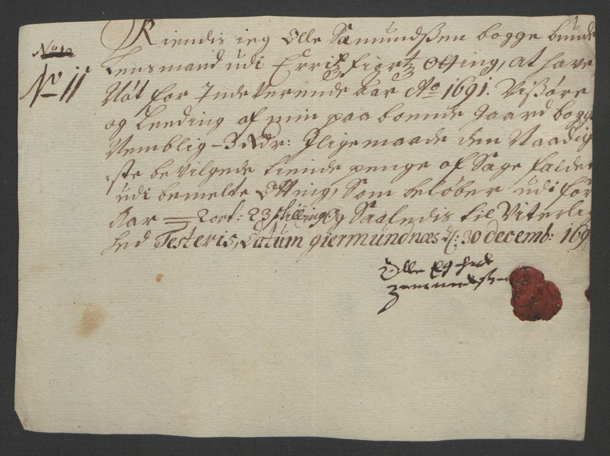 Rentekammeret inntil 1814, Reviderte regnskaper, Fogderegnskap, AV/RA-EA-4092/R55/L3649: Fogderegnskap Romsdal, 1690-1691, p. 357