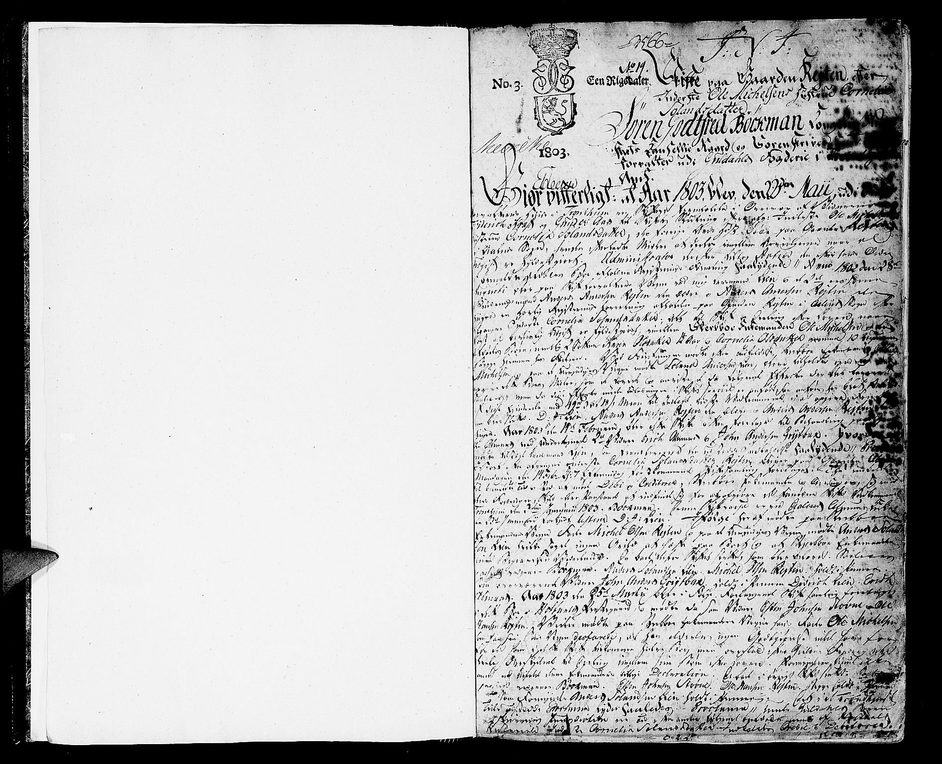 Gauldal sorenskriveri, AV/SAT-A-0014/1/3/3A/L0011: Skifteprotokoll, 1803-1808, p. 0b-1a