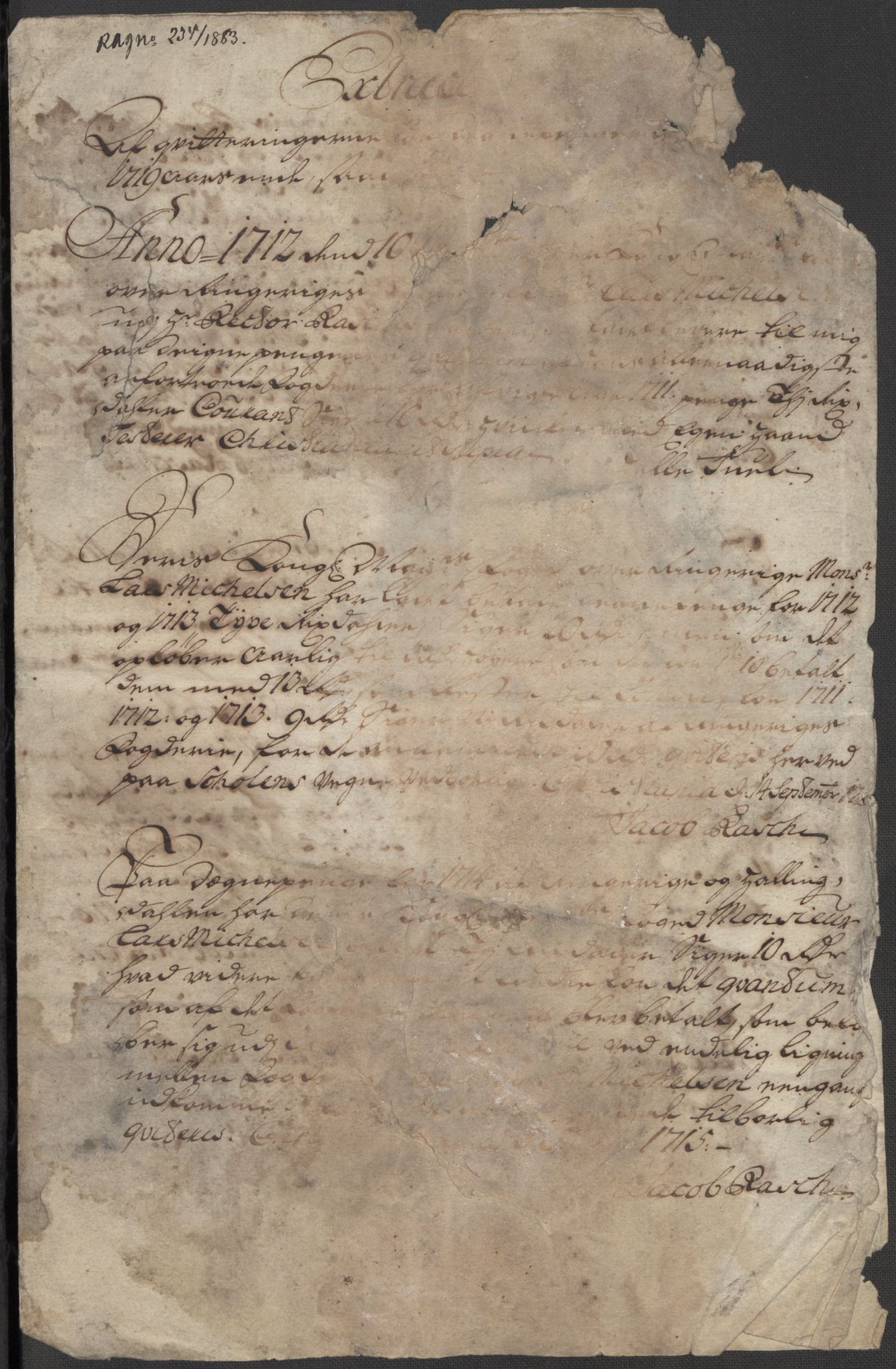 Riksarkivets diplomsamling, AV/RA-EA-5965/F15/L0010: Prestearkiv - Akershus og Hedmark, 1577-1821, p. 39