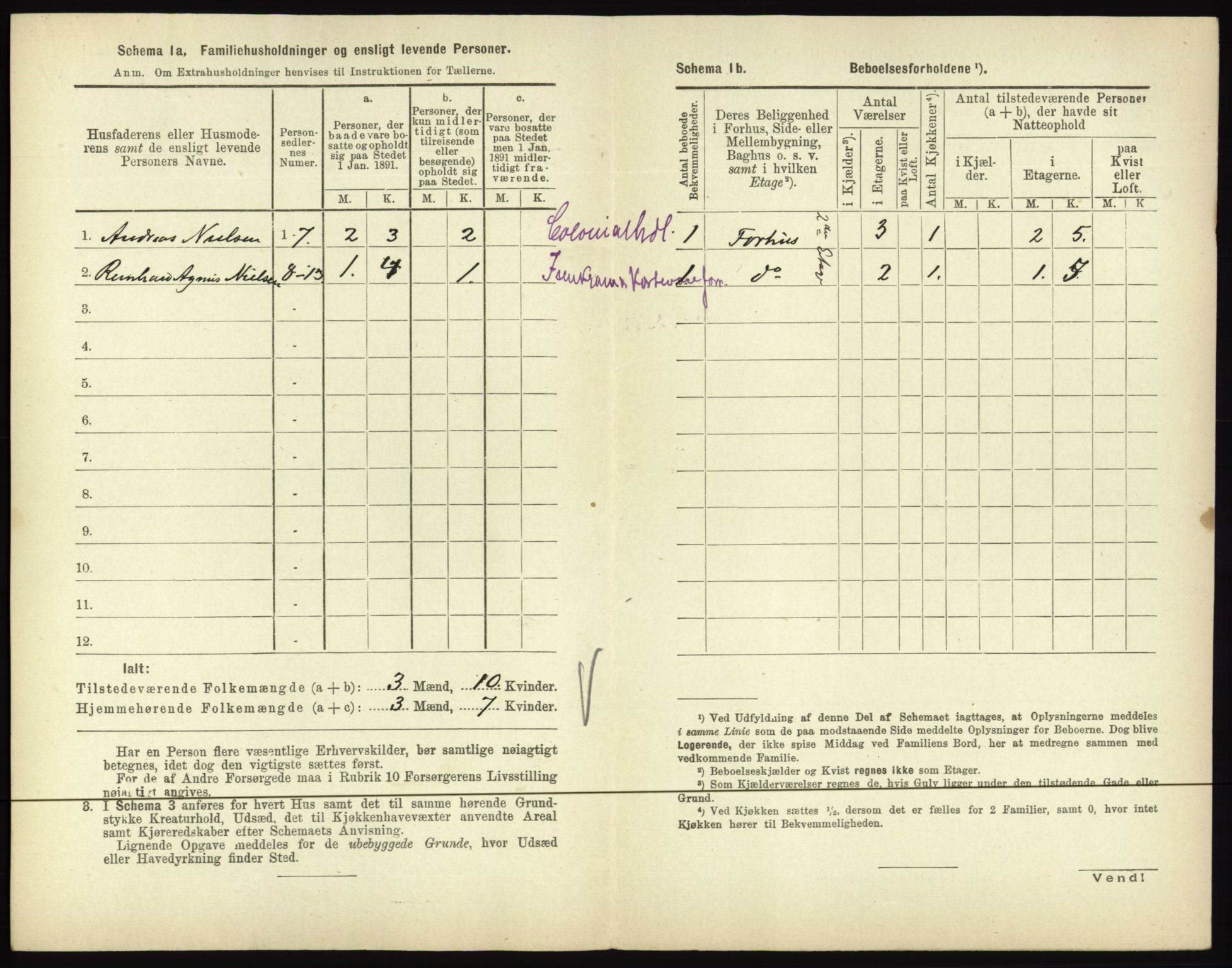 RA, 1891 census for 0601 Hønefoss, 1891, p. 328