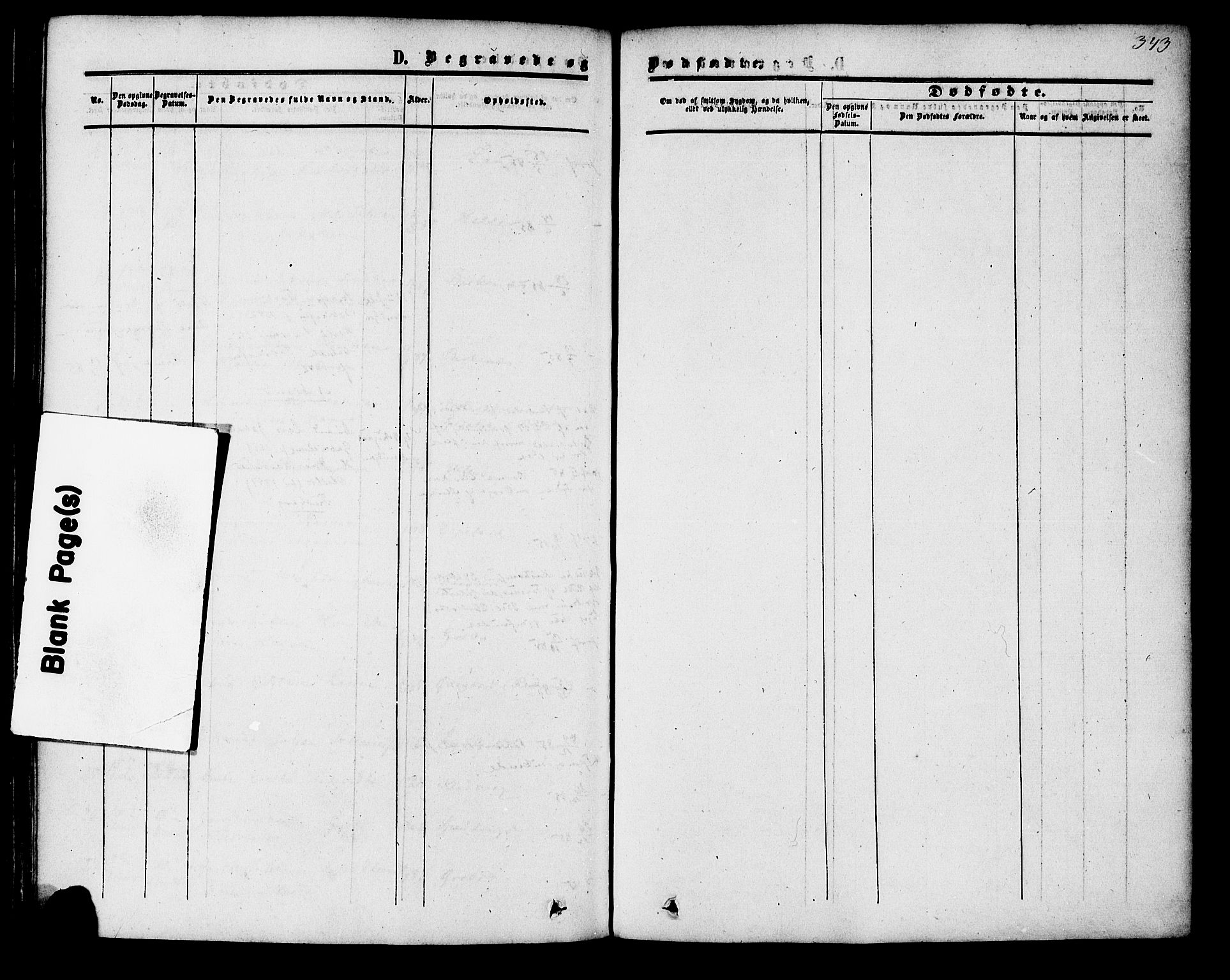 Herad sokneprestkontor, AV/SAK-1111-0018/F/Fa/Fab/L0004: Parish register (official) no. A 4, 1853-1885, p. 343