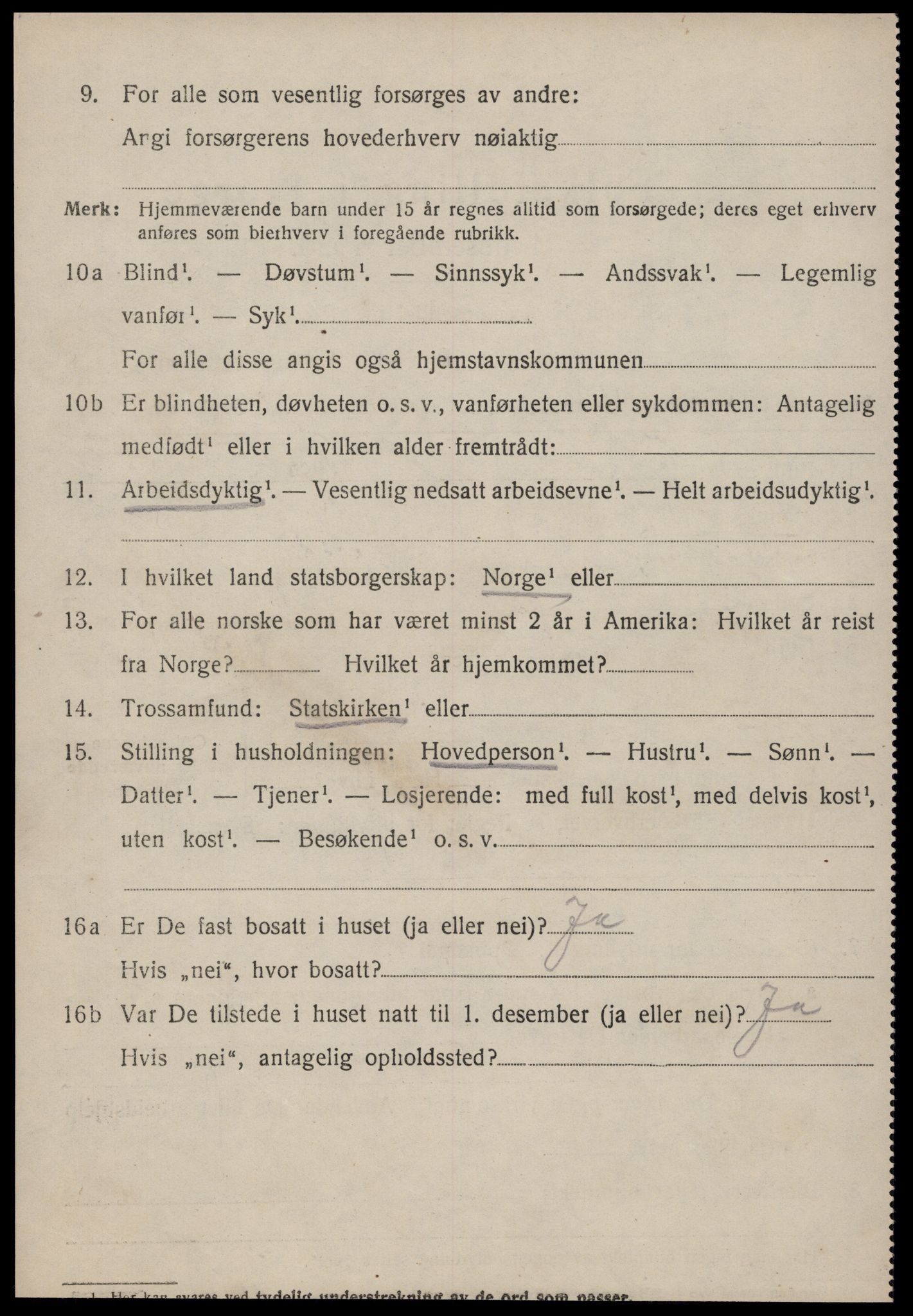 SAT, 1920 census for Edøy, 1920, p. 2027