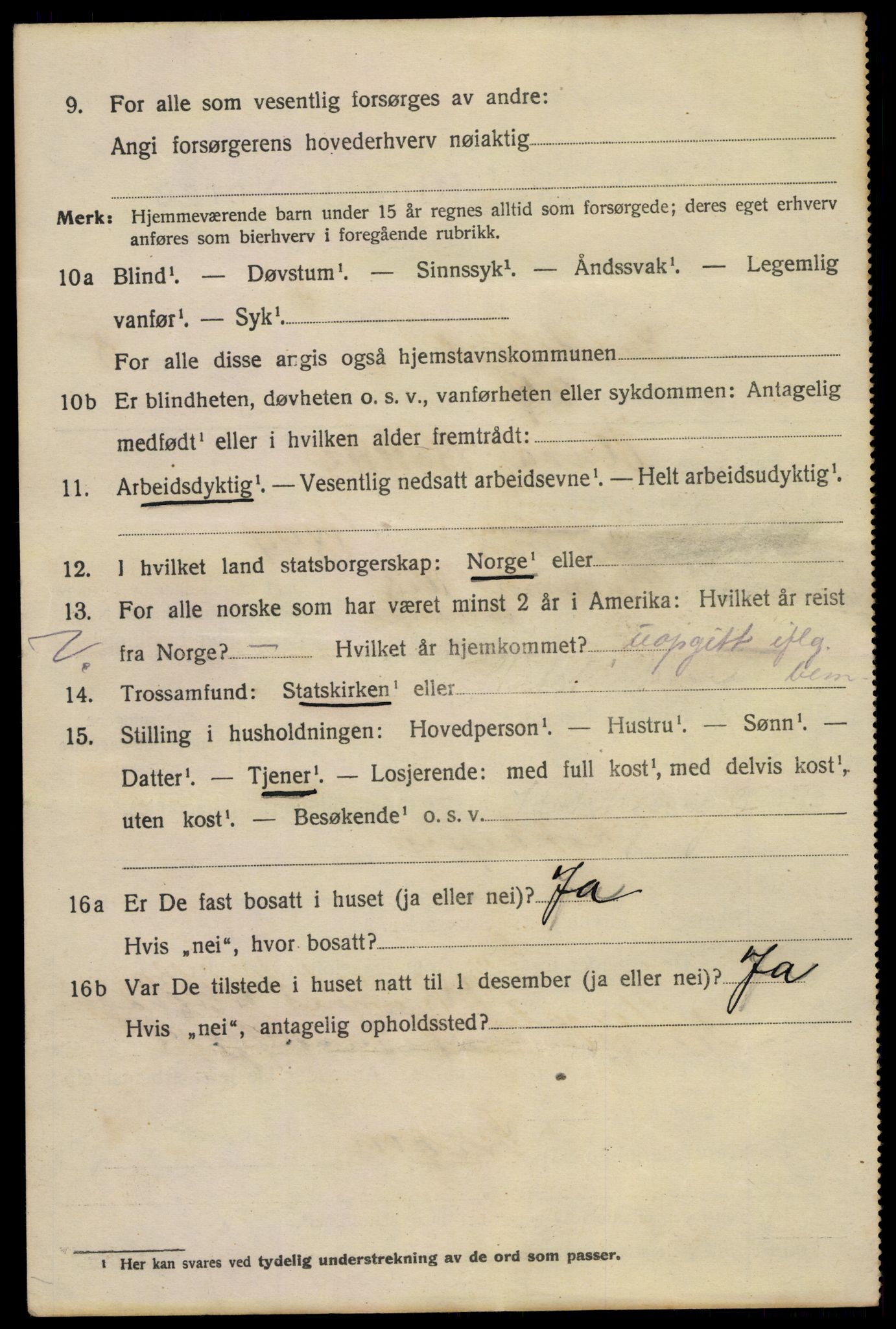 SAKO, 1920 census for Sandefjord, 1920, p. 9437