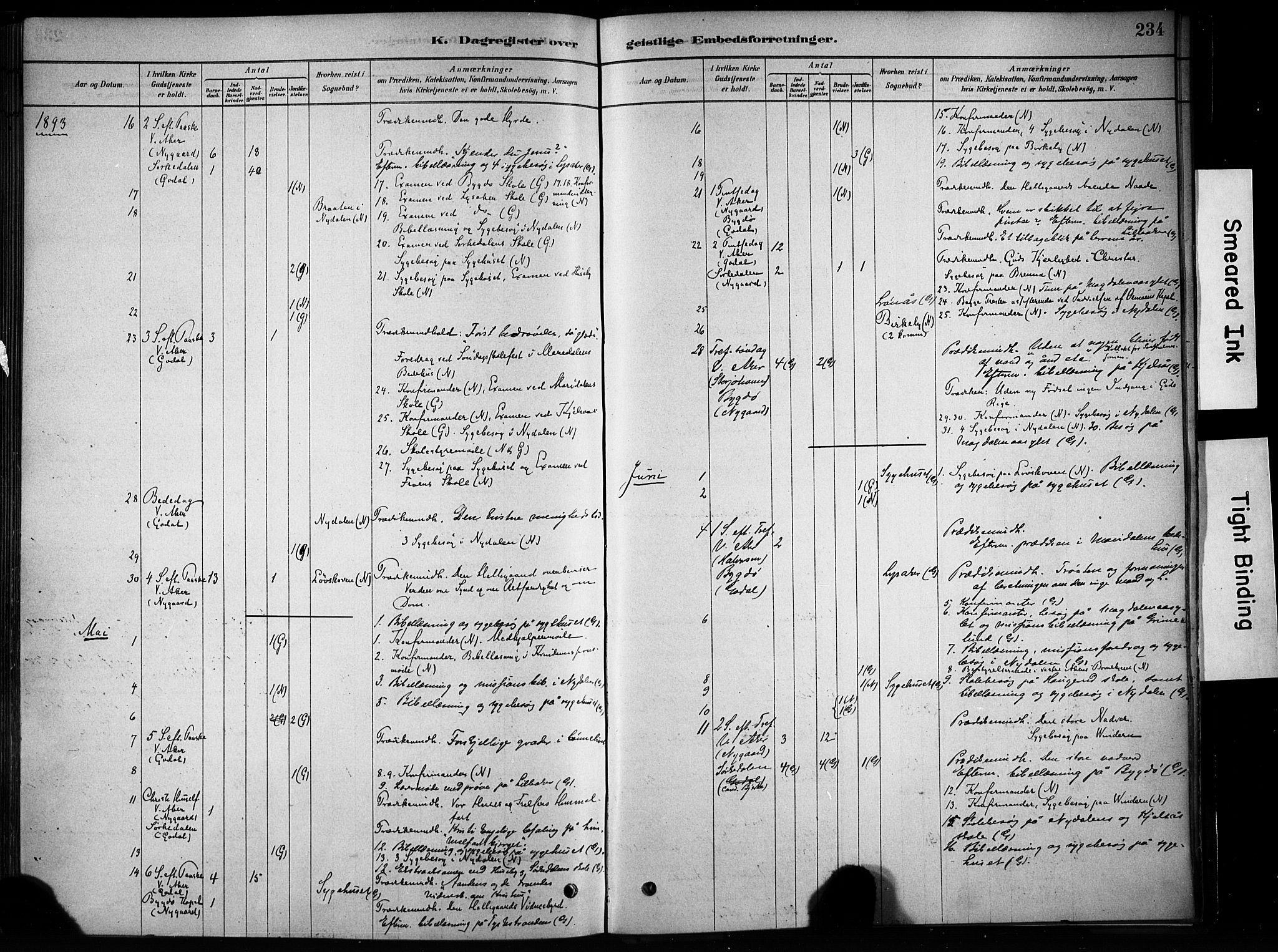 Vestre Aker prestekontor Kirkebøker, AV/SAO-A-10025/F/Fa/L0009: Parish register (official) no. 9, 1878-1967, p. 234