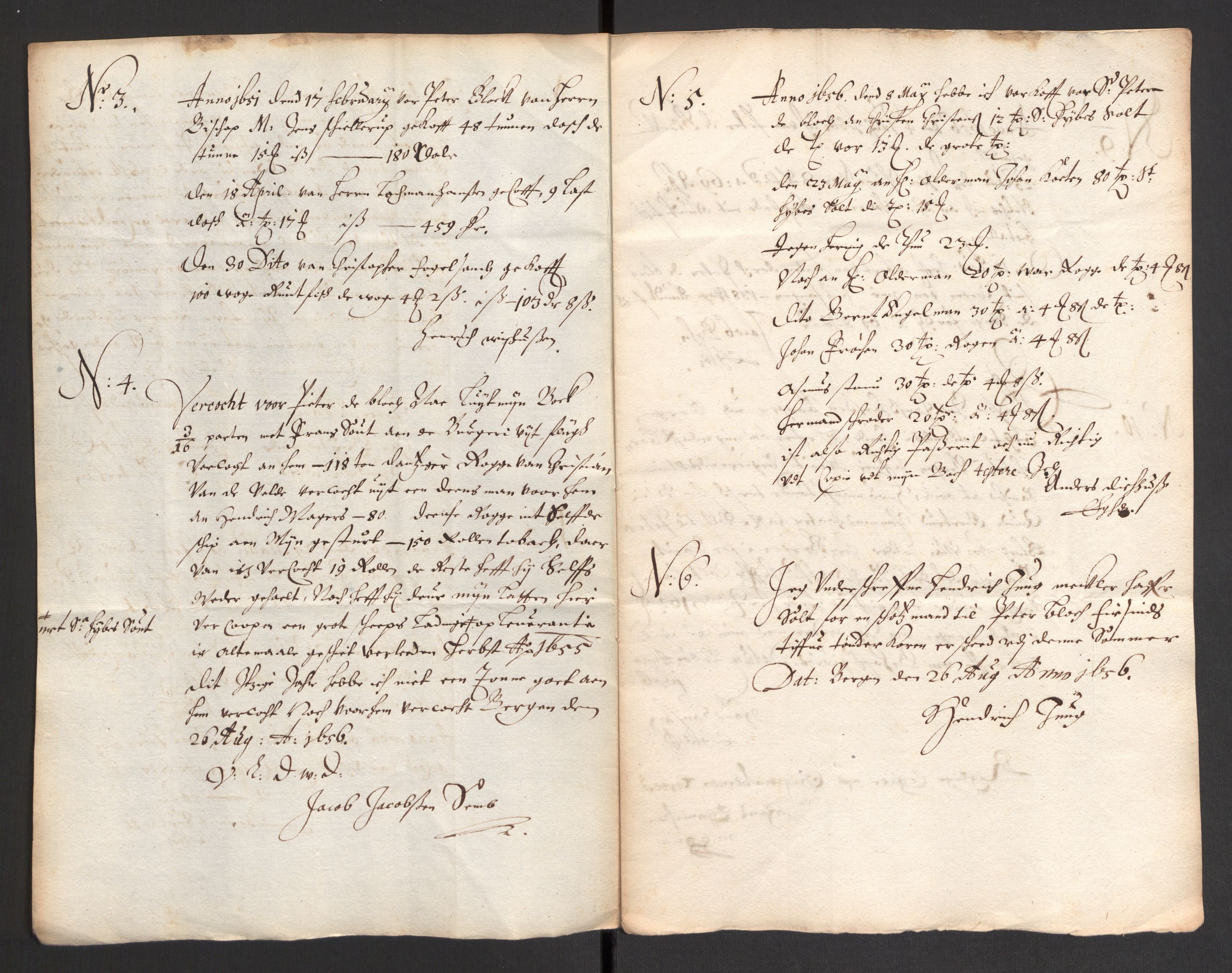 Danske Kanselli 1572-1799, AV/RA-EA-3023/F/Fc/Fcc/Fcca/L0017: Norske innlegg 1572-1799, 1656, p. 261