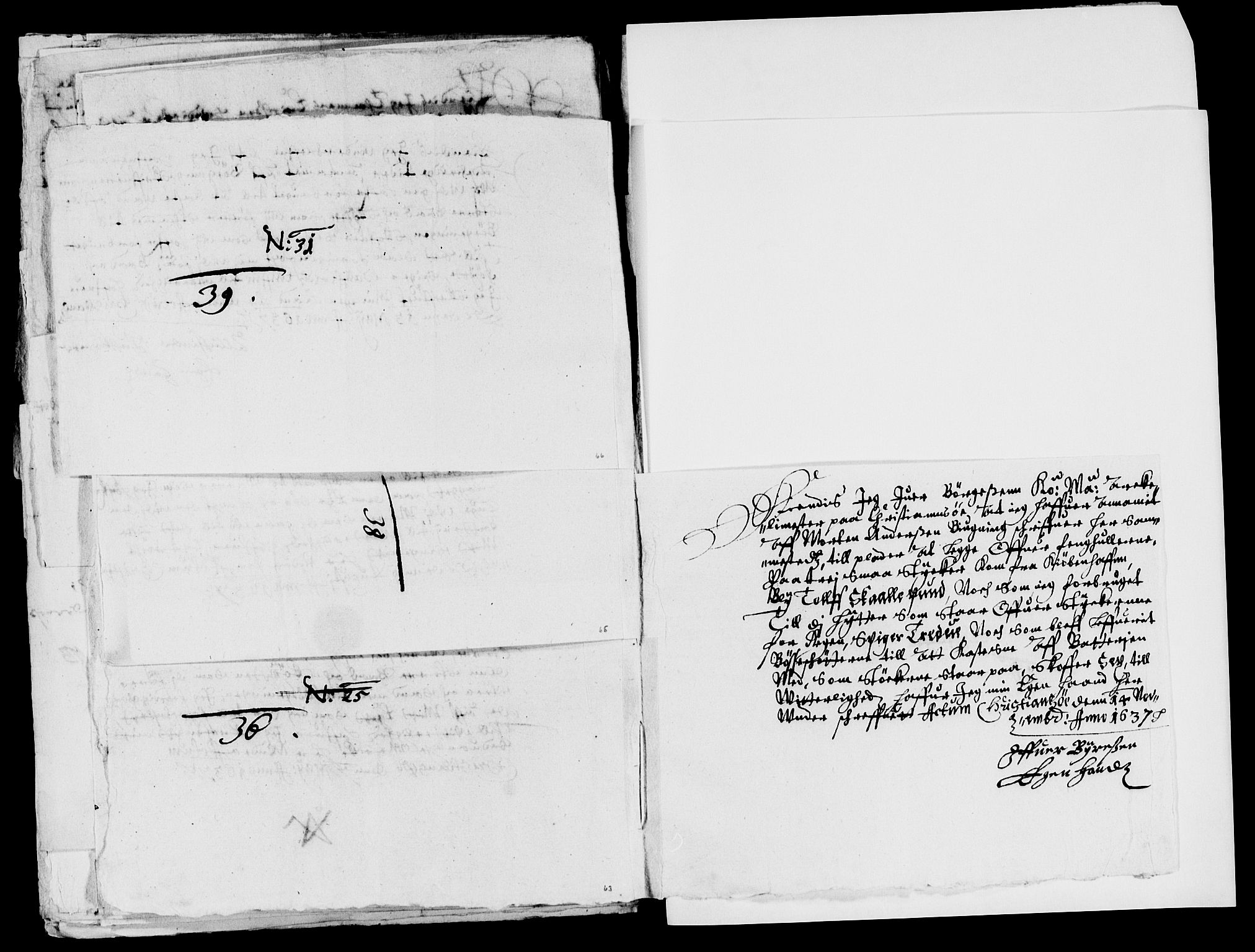 Rentekammeret inntil 1814, Reviderte regnskaper, Lensregnskaper, AV/RA-EA-5023/R/Rb/Rbq/L0027: Nedenes len. Mandals len. Råbyggelag., 1637-1639