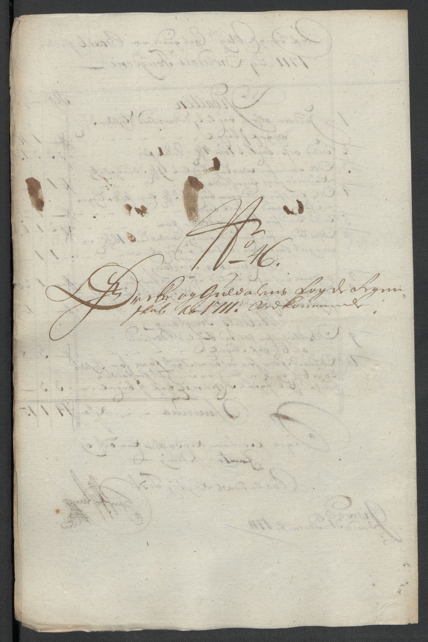 Rentekammeret inntil 1814, Reviderte regnskaper, Fogderegnskap, RA/EA-4092/R60/L3961: Fogderegnskap Orkdal og Gauldal, 1711, p. 230