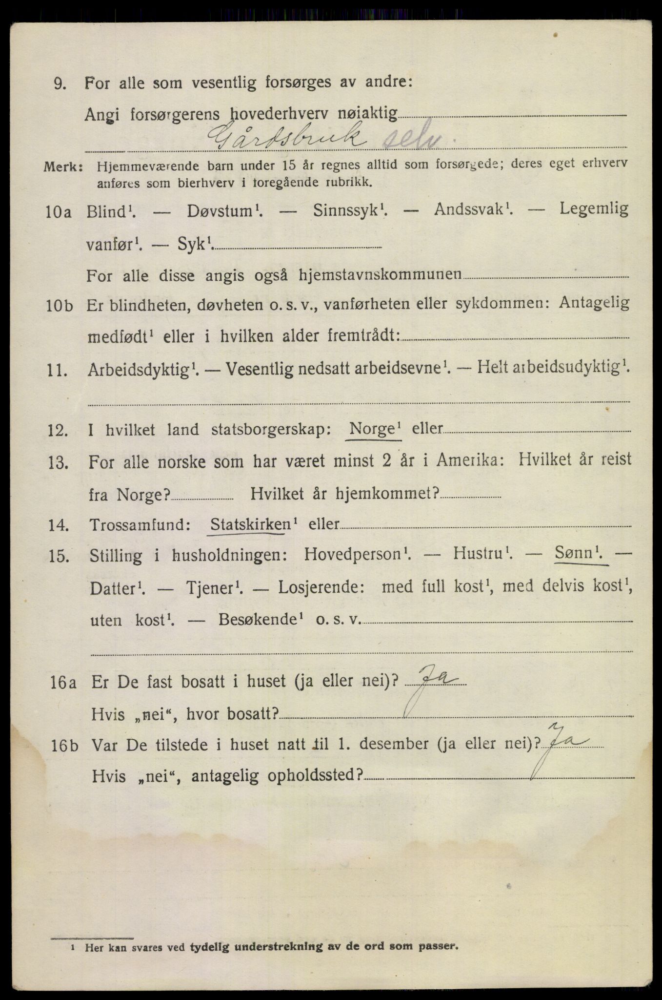 SAKO, 1920 census for Rollag, 1920, p. 1311
