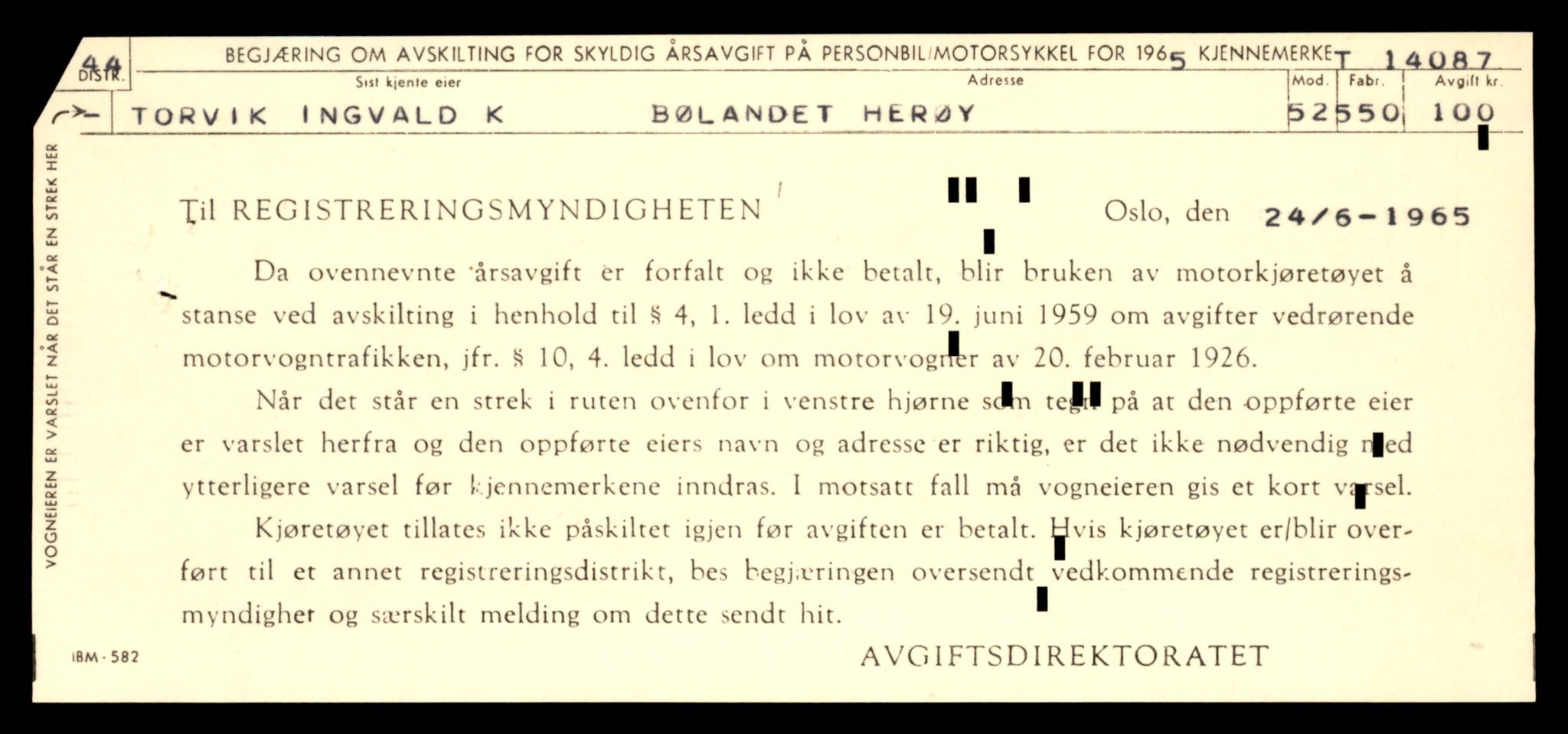 Møre og Romsdal vegkontor - Ålesund trafikkstasjon, AV/SAT-A-4099/F/Fe/L0043: Registreringskort for kjøretøy T 14080 - T 14204, 1927-1998, p. 181