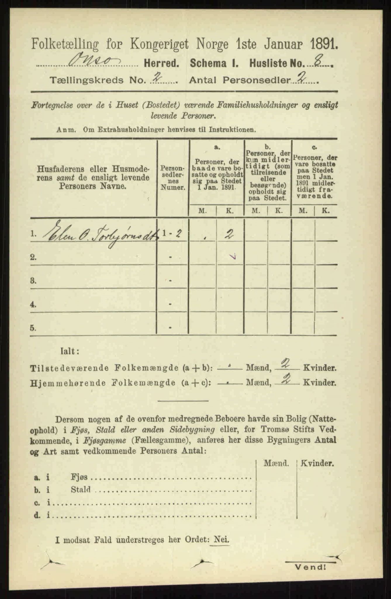 RA, 1891 census for 0134 Onsøy, 1891, p. 826