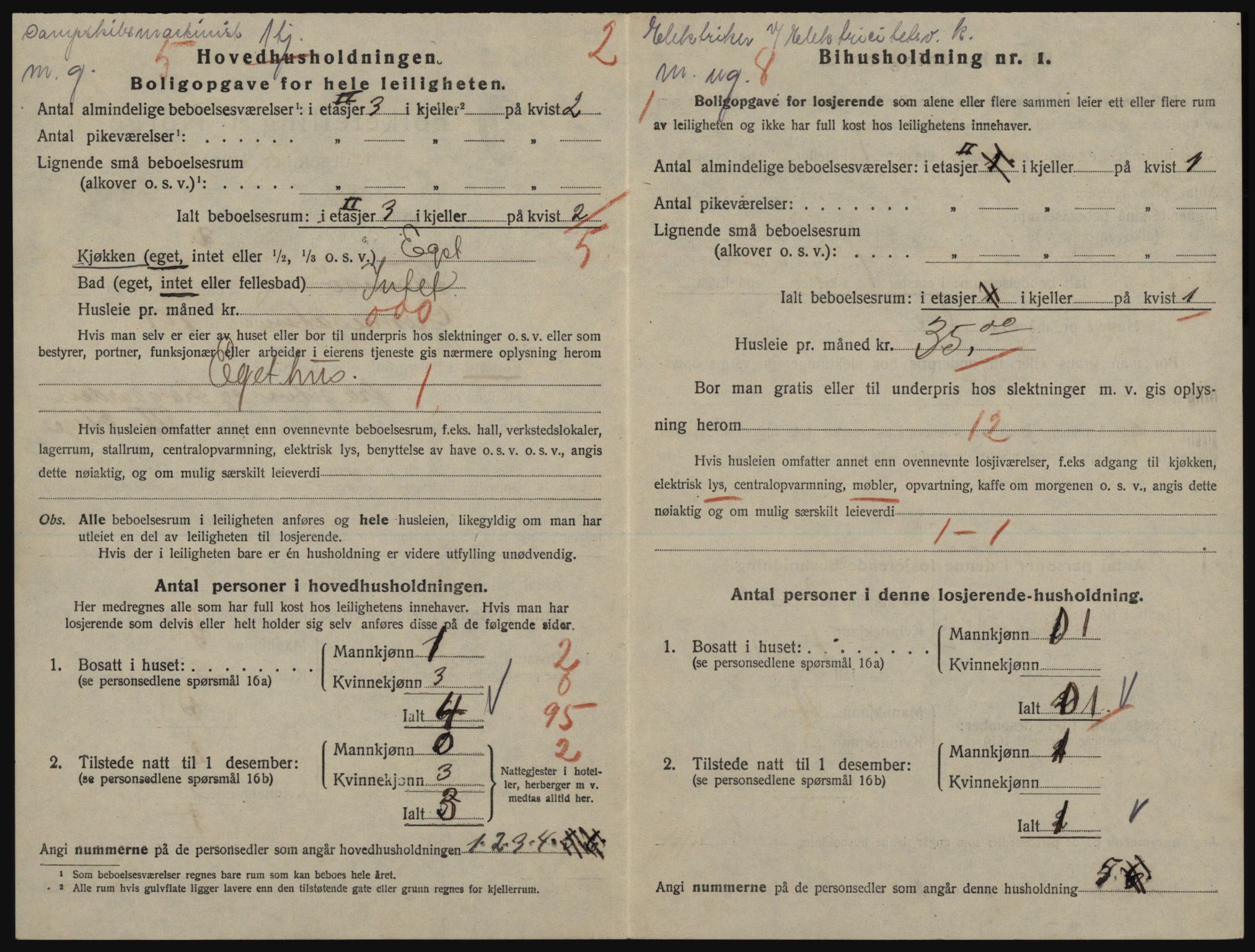 SATØ, 1920 census for Tromsø, 1920, p. 4346