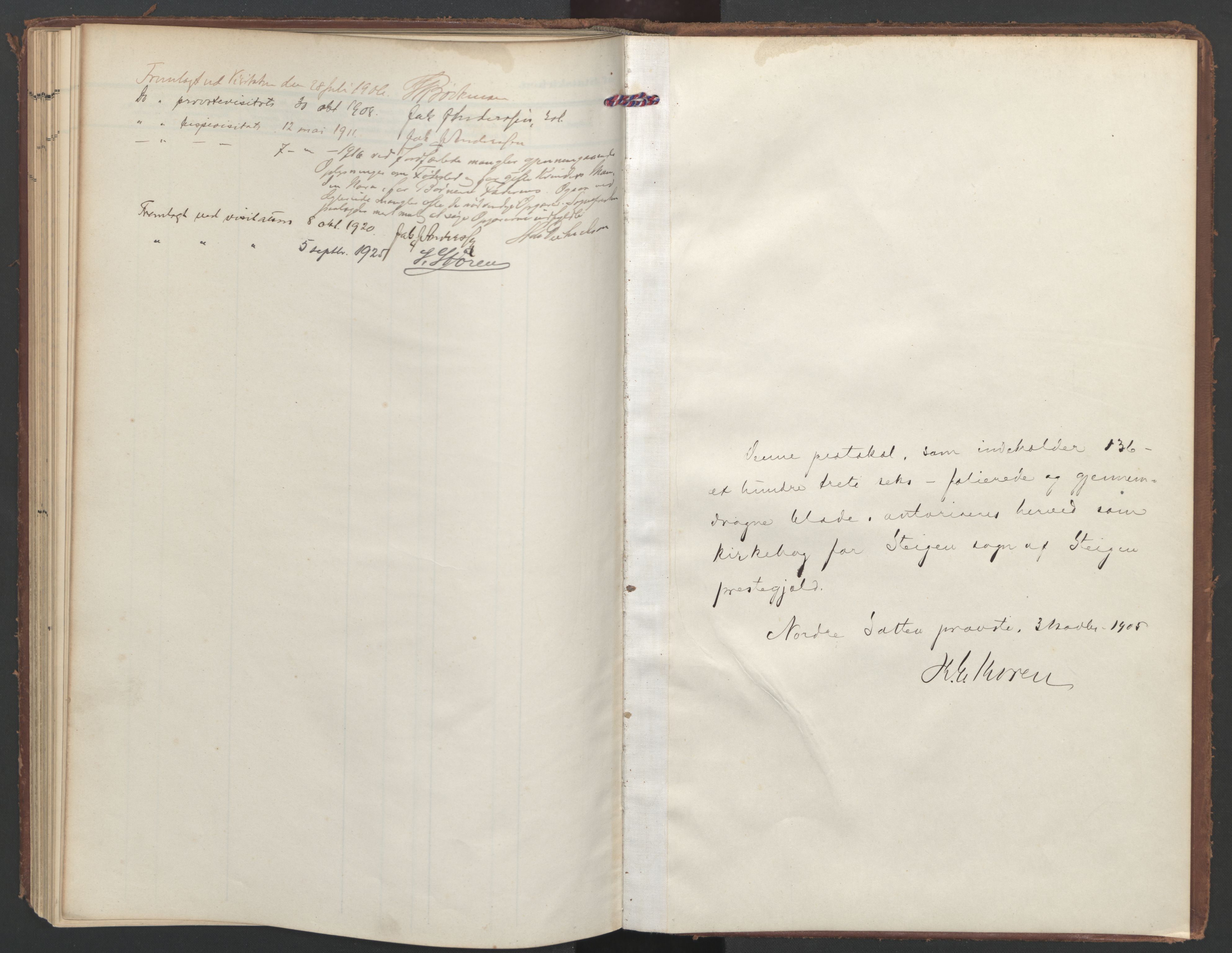Ministerialprotokoller, klokkerbøker og fødselsregistre - Nordland, SAT/A-1459/855/L0806: Parish register (official) no. 855A14, 1906-1922